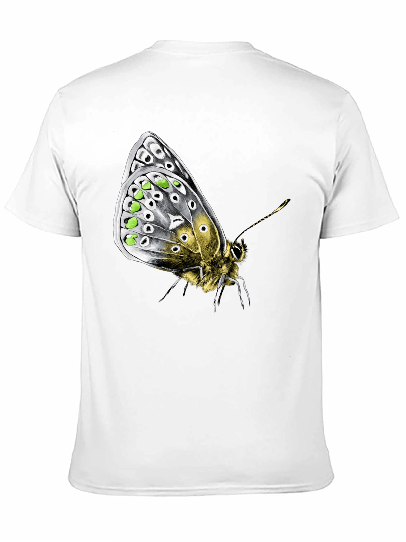 Butterfly Graphic Tee - Unique Insect Design