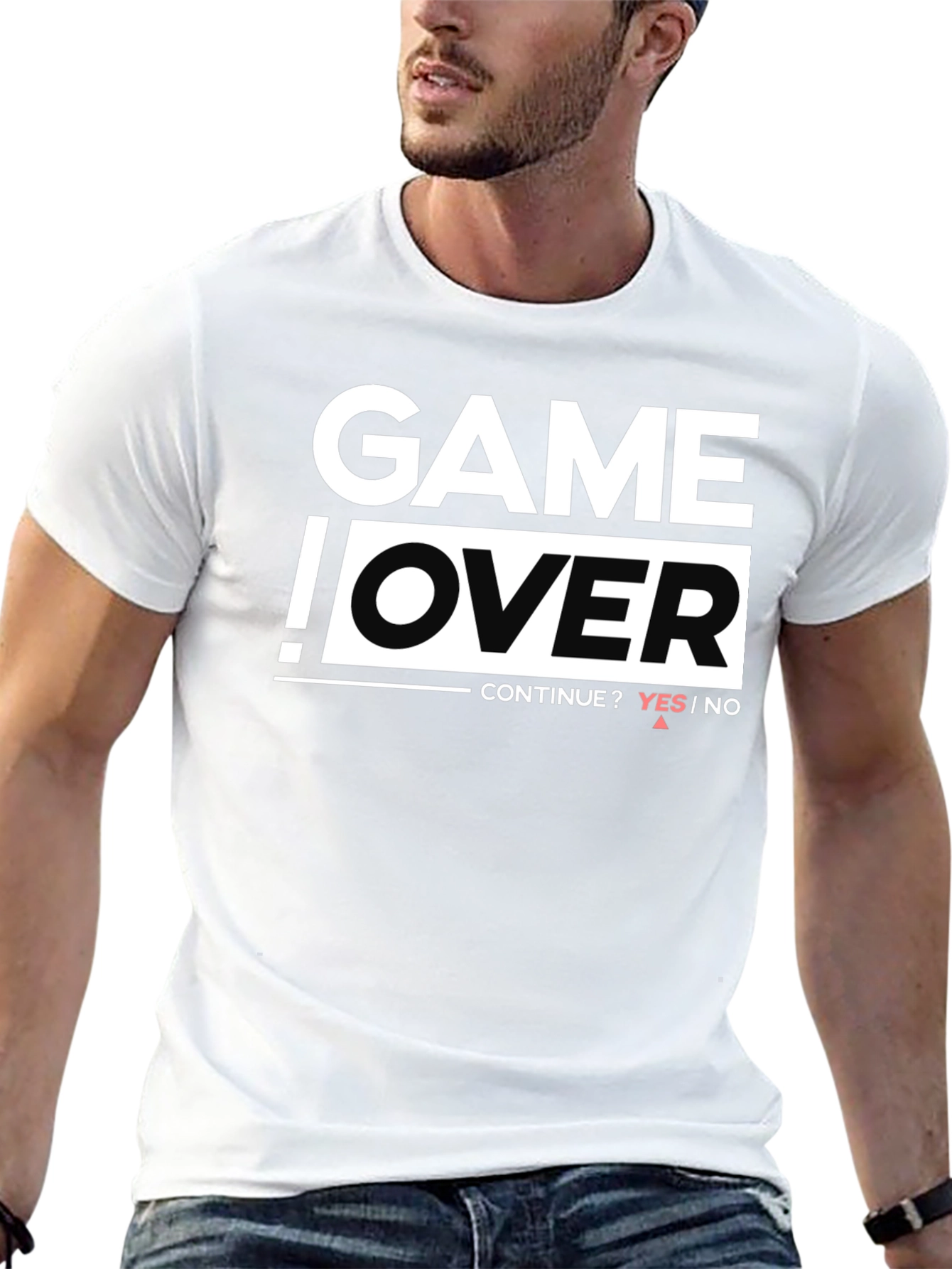Game Over Continue? Black T-Shirt