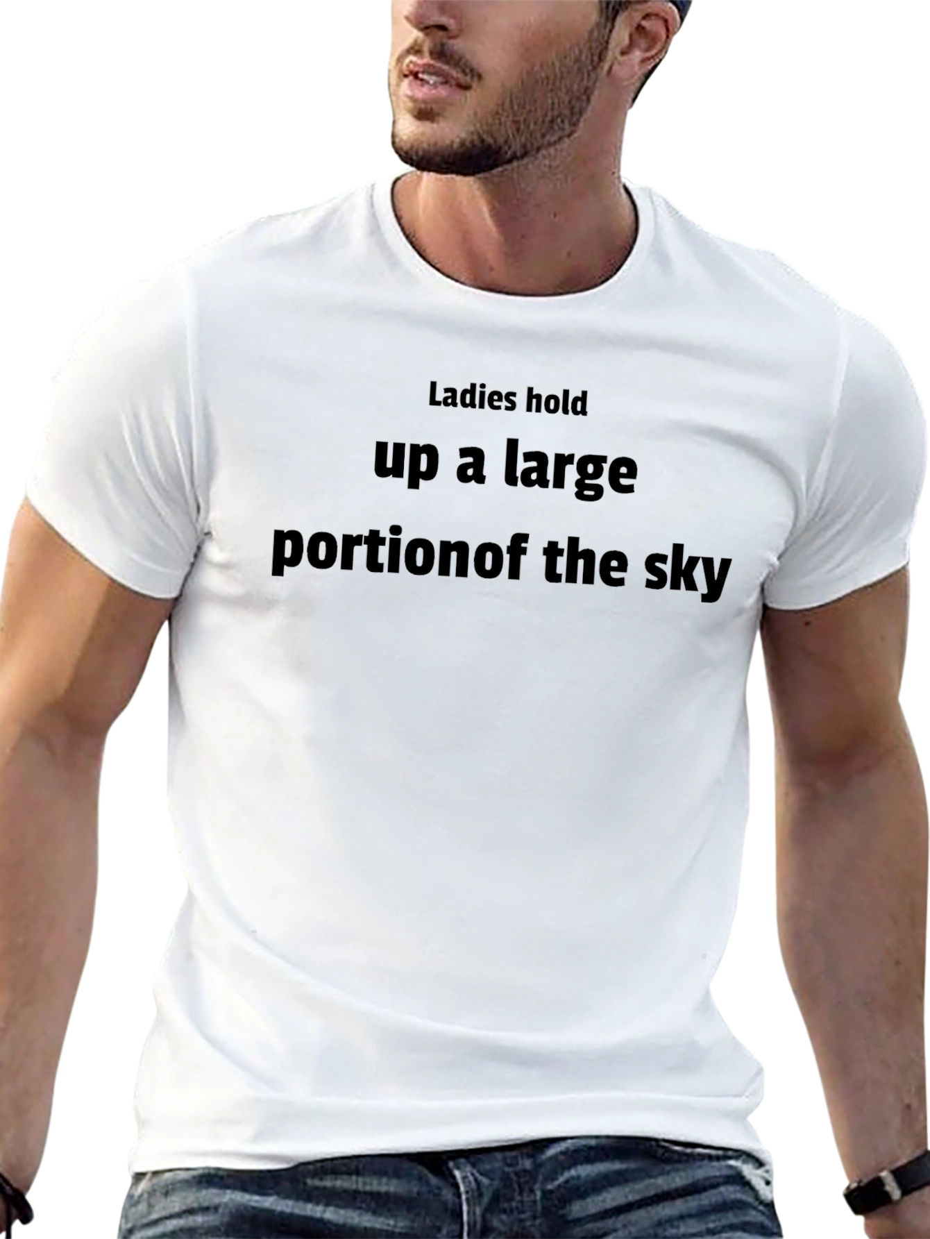 Ladies Hold Up The Sky Graphic T-Shirt