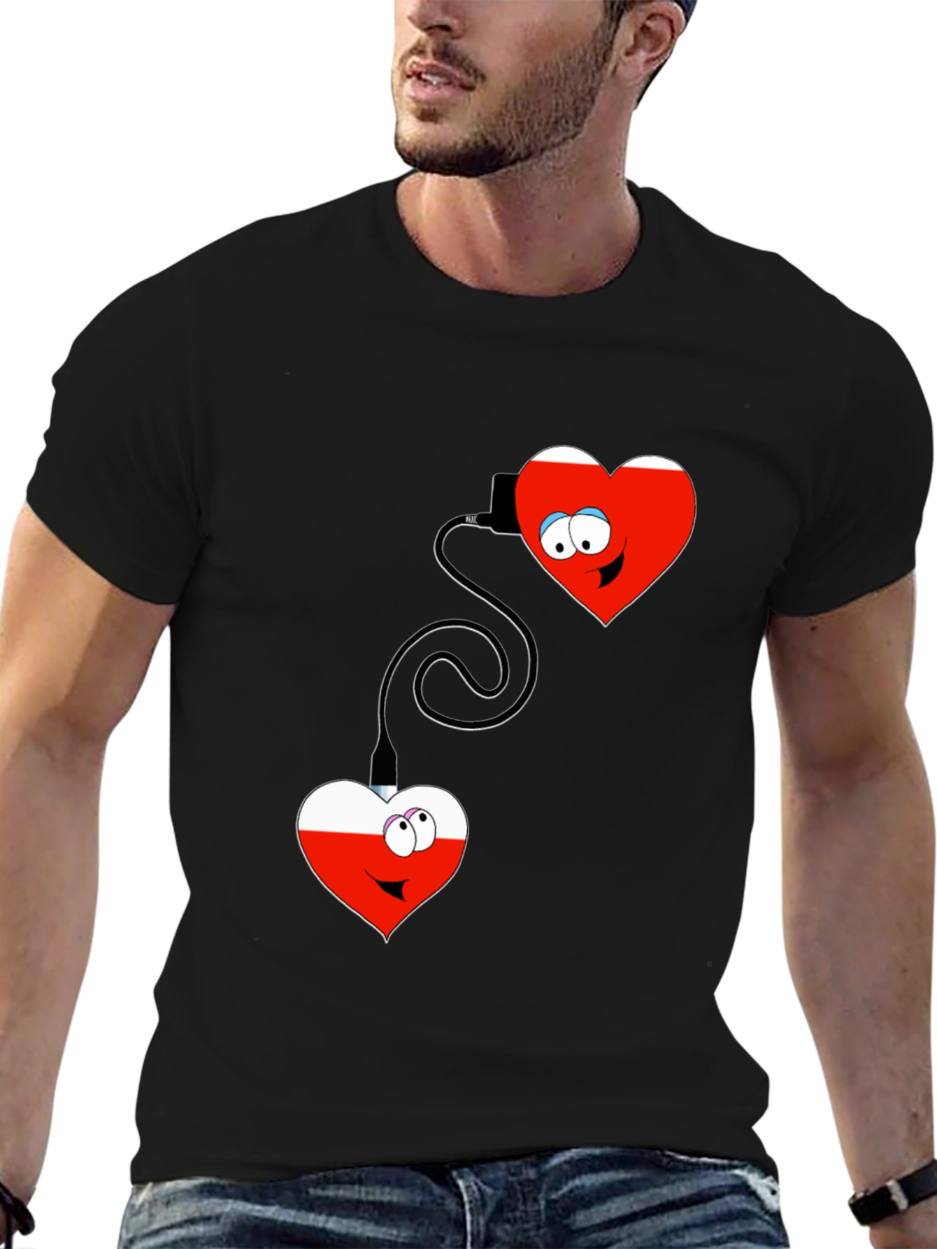 Connected Hearts Graphic T-Shirt