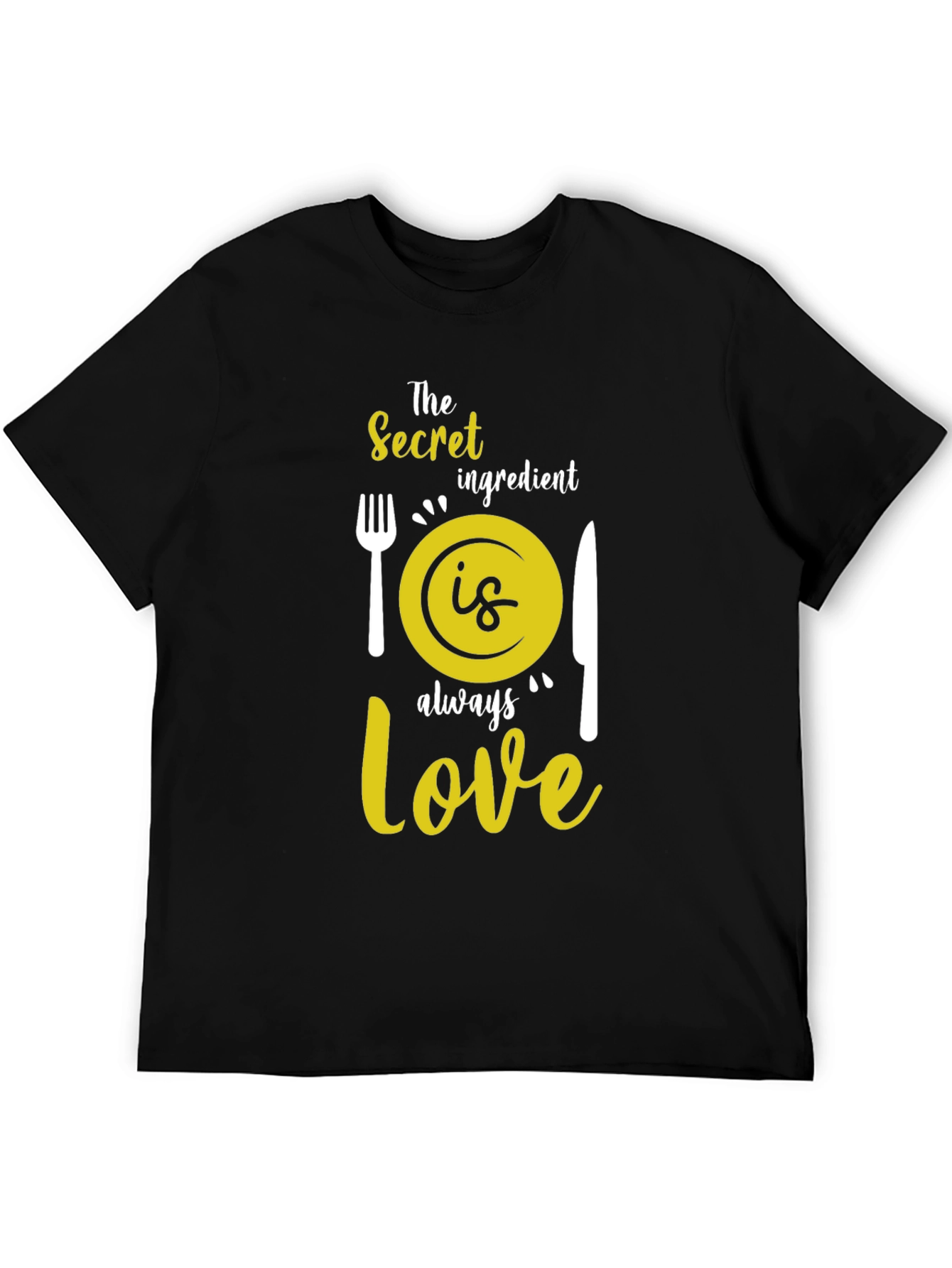 Secret Ingredient Love Graphic Tee - Black