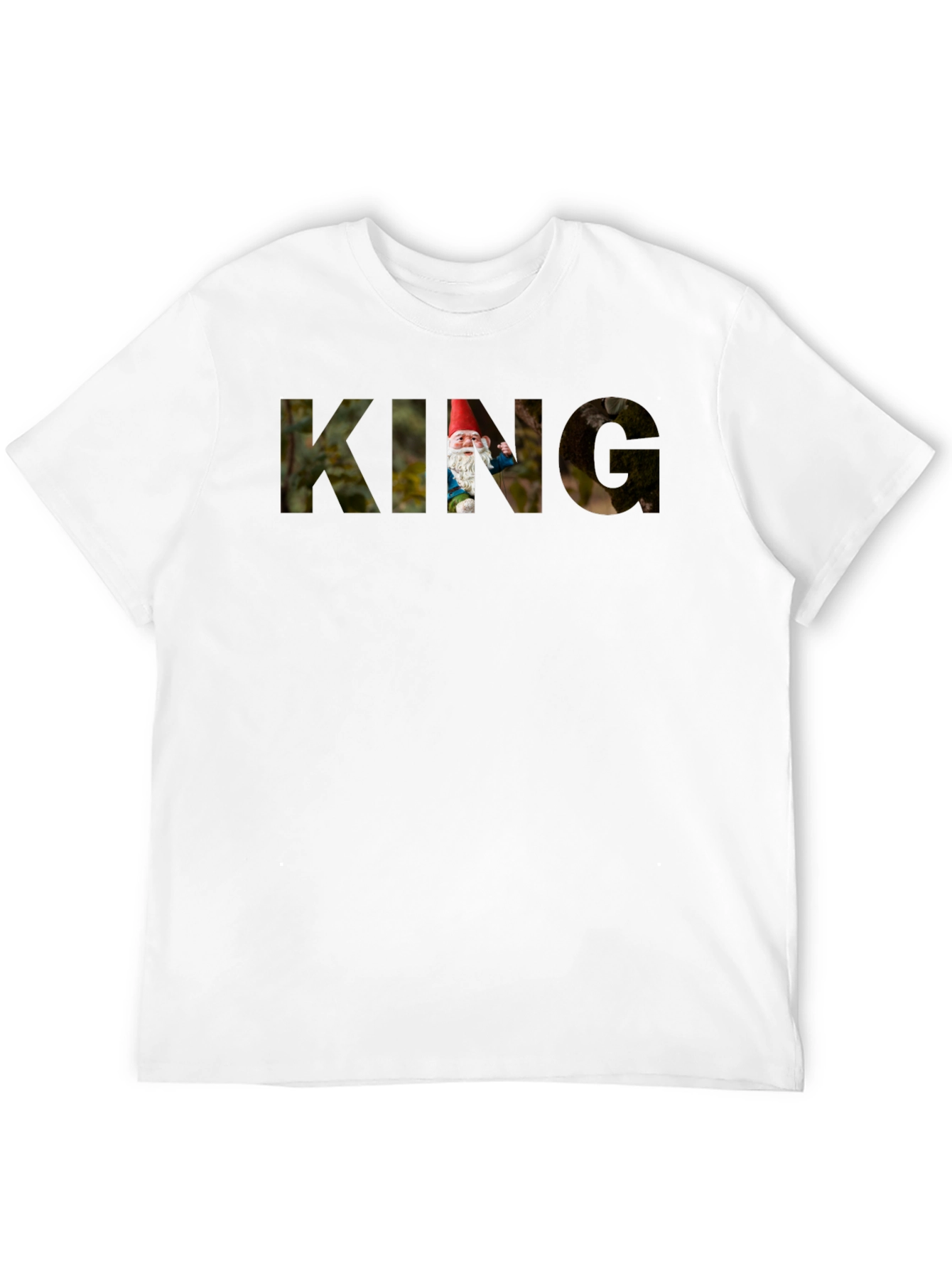 Gnome King T-Shirt - Novelty Design