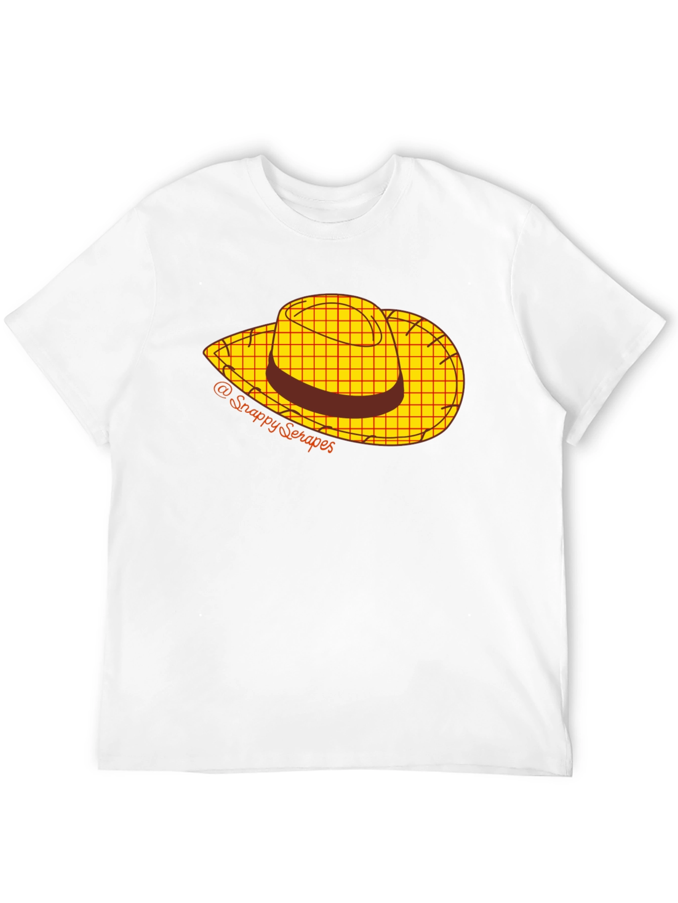 Cartoon Cowboy Hat Graphic Tee