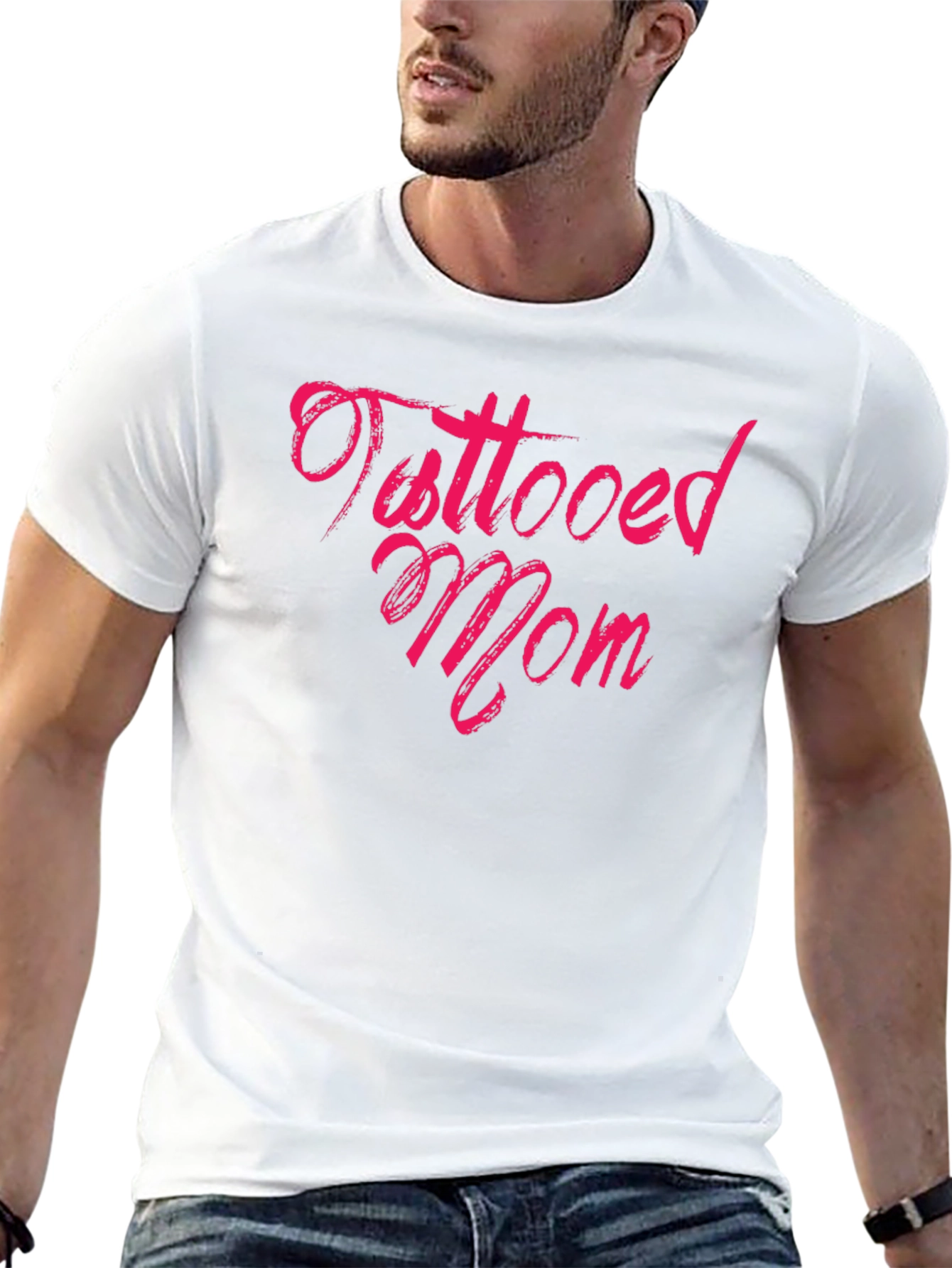 Tattooed Mom Graphic Tee - Black