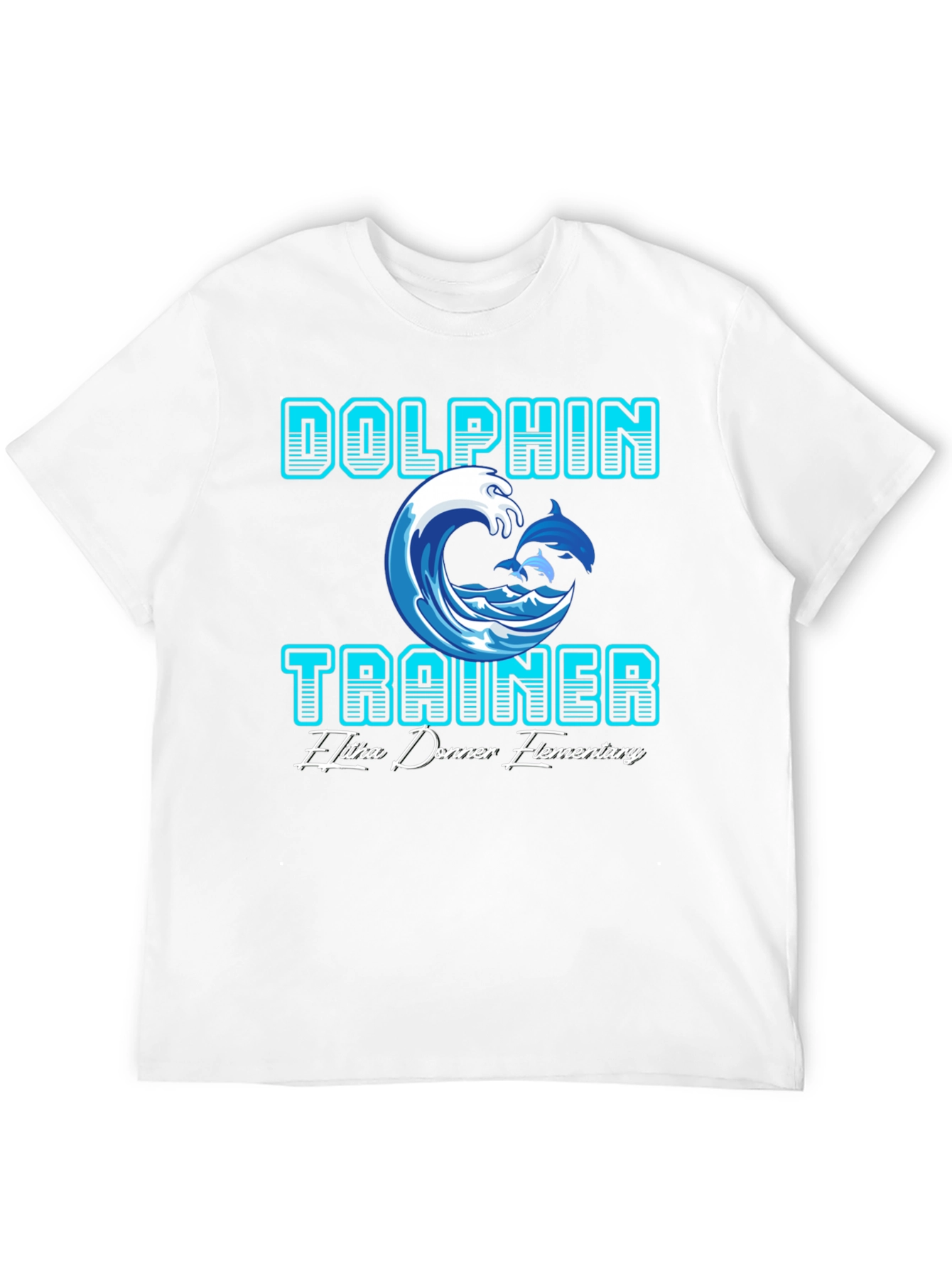 Dolphin Trainer T-Shirt - Elitha Donner Elementary School