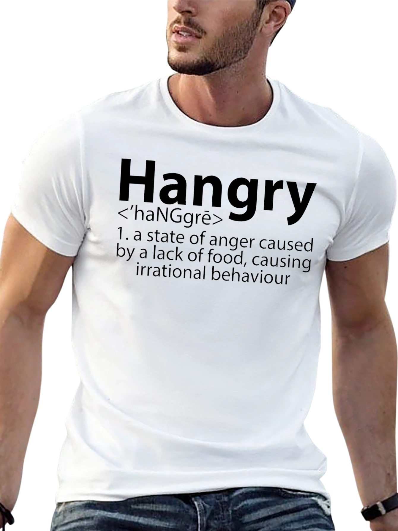 Hangry Definition T-Shirt - Funny Hunger Anger