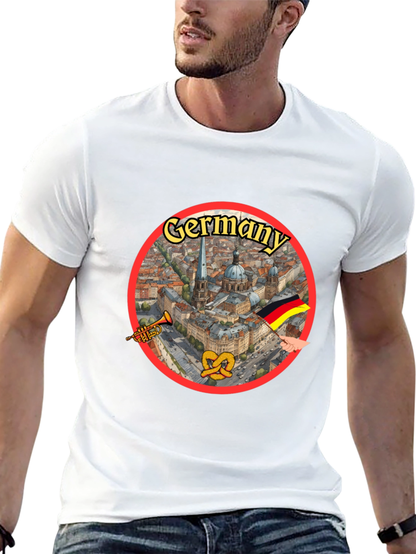 Germany Graphic Print T-Shirt