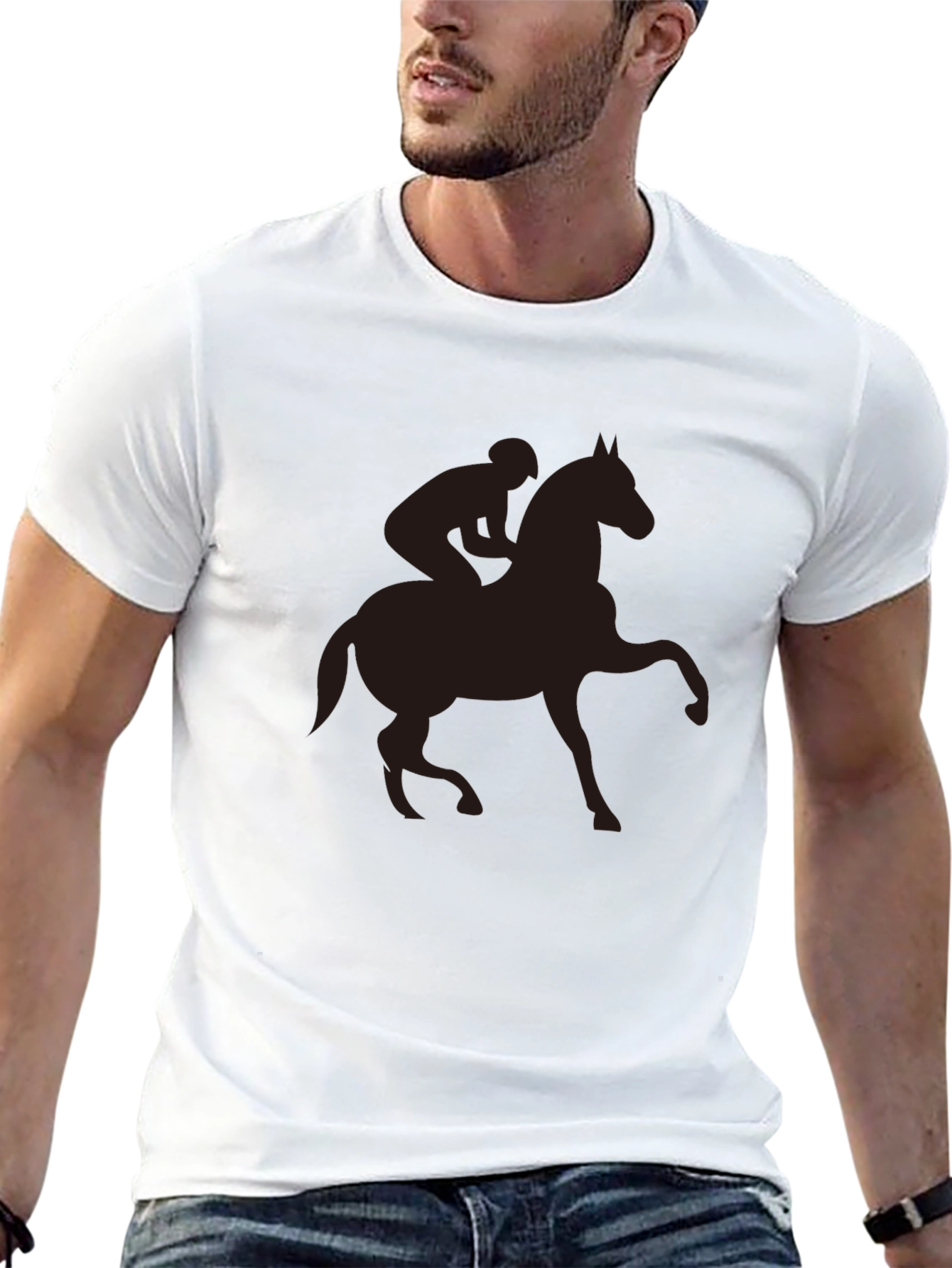 Equestrian Silhouette T-Shirt - Classic Design