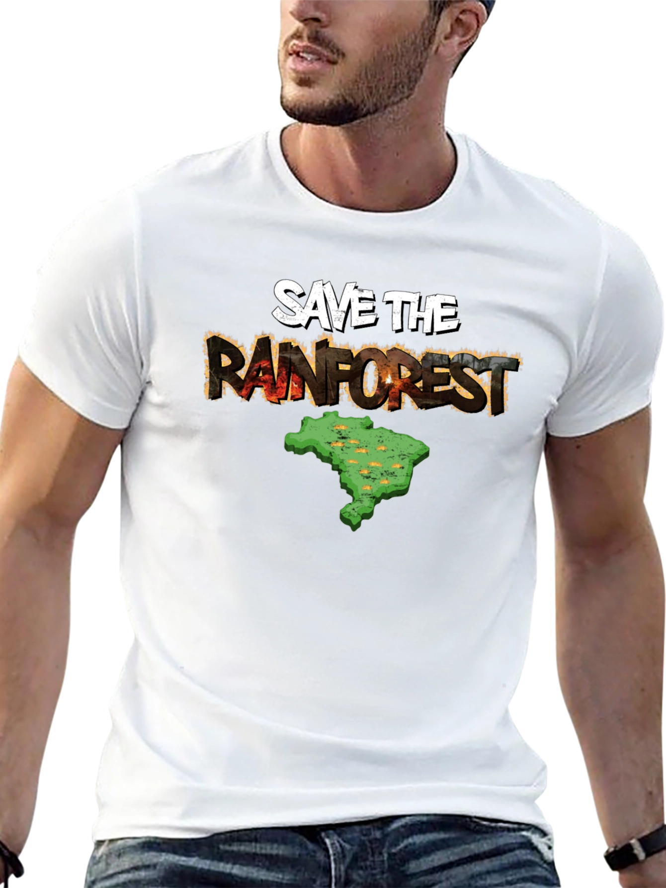 Save the Rainforest T-Shirt - Black
