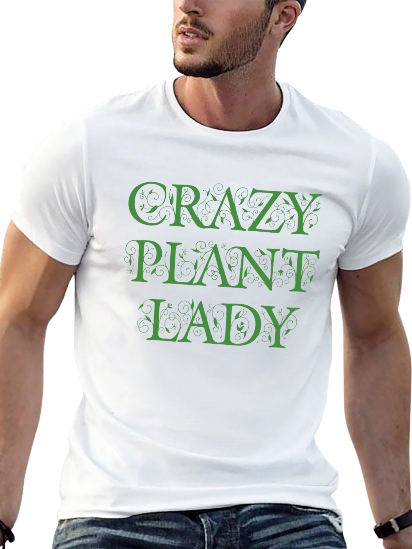 Crazy Plant Lady Black T-Shirt