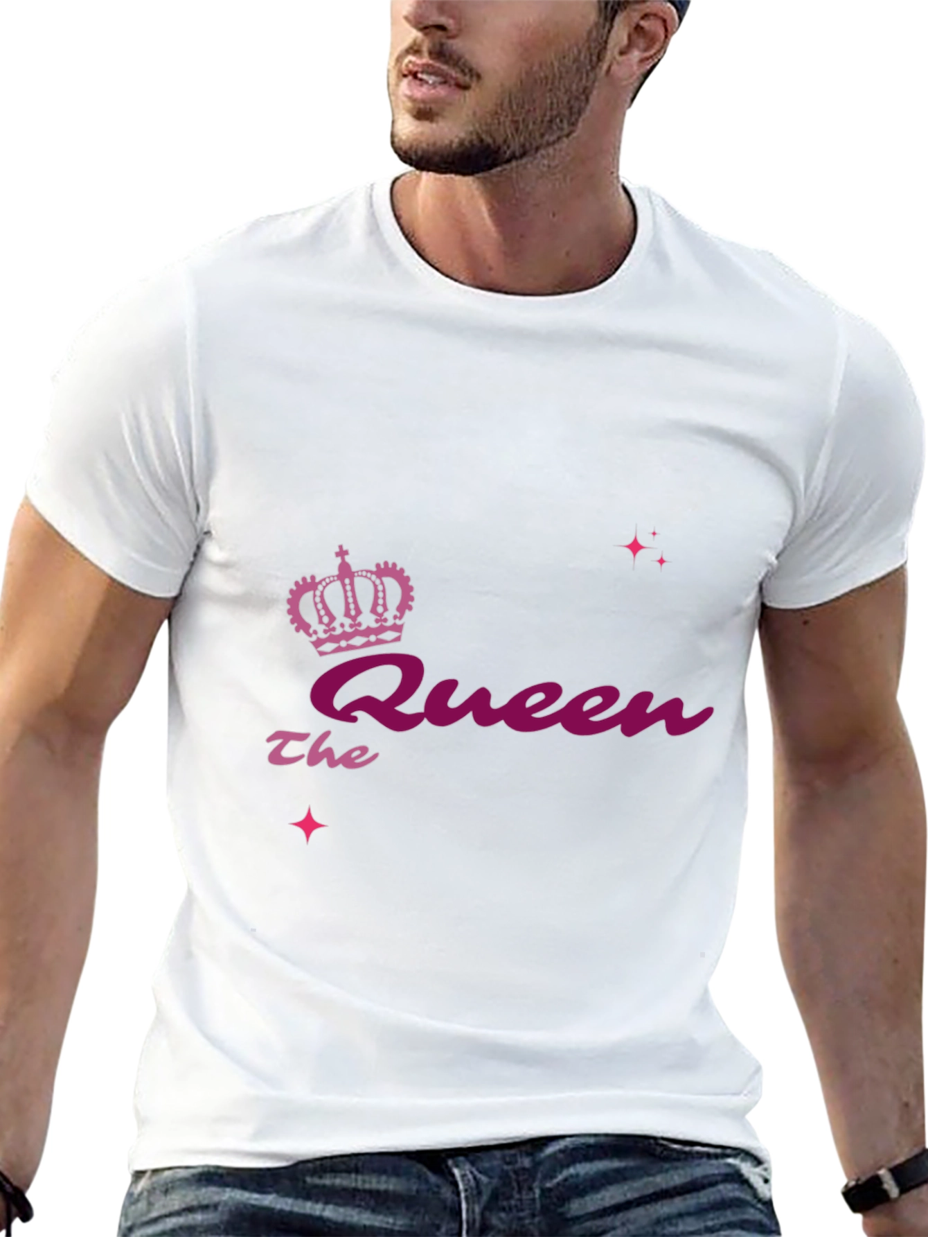 The Queen Graphic Black T-Shirt