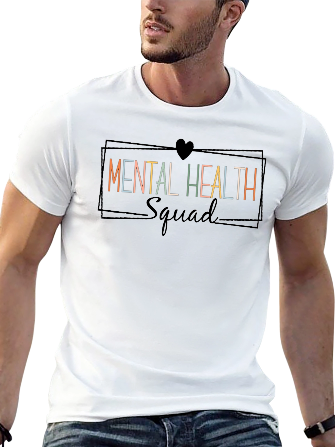 Mental Health Squad T-Shirt - Supportive Graphic Tee