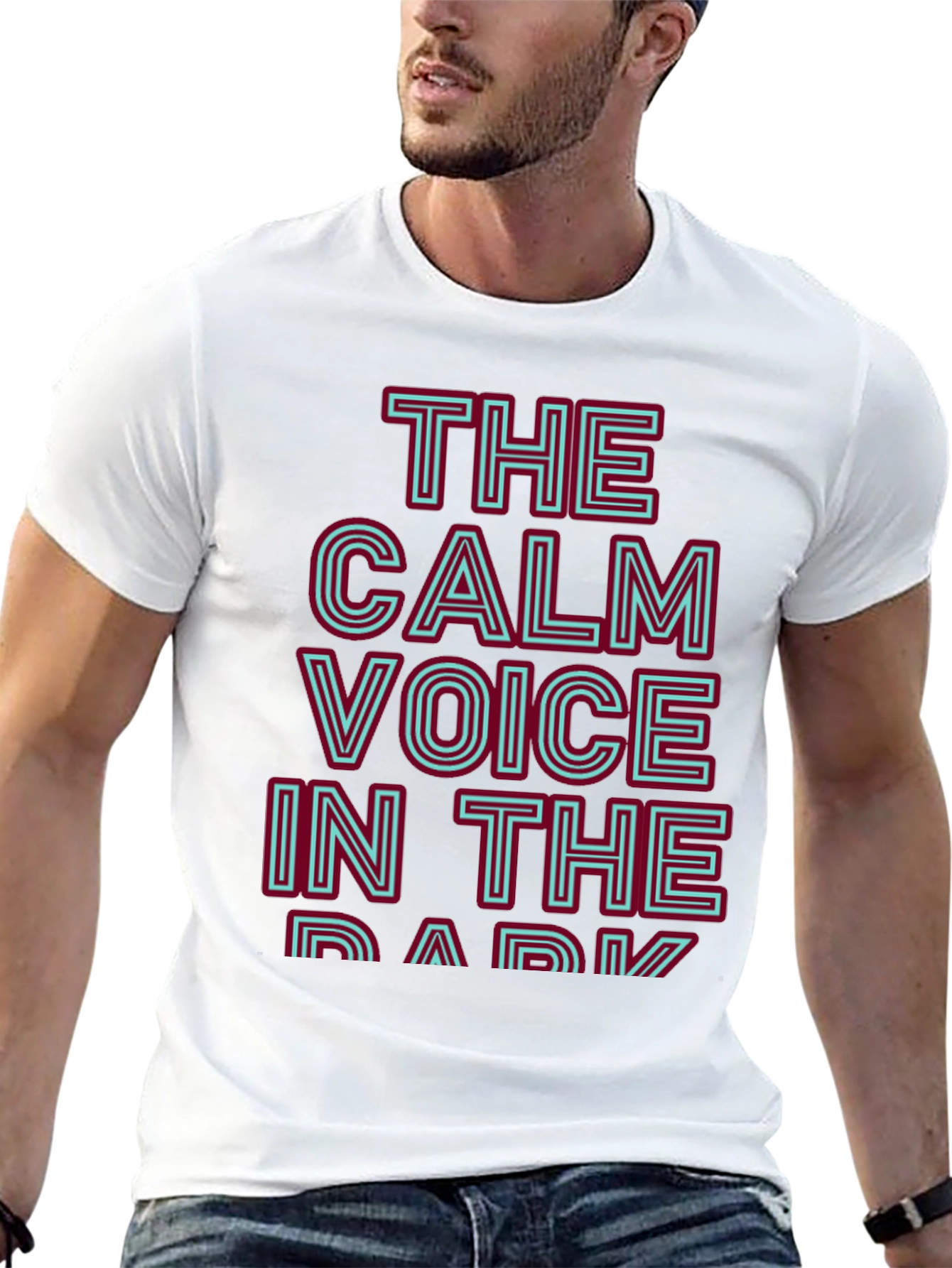 The Calm Voice in the Dark Graphic T-Shirt