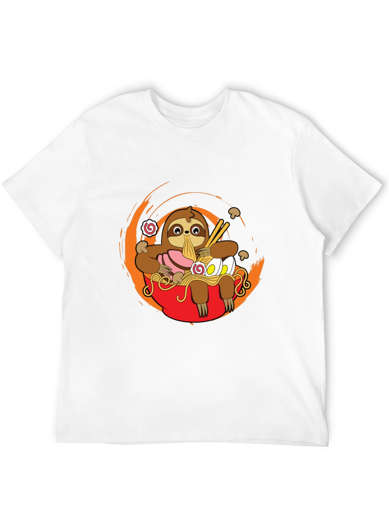 Sloth Ramen T-Shirt - Cute Noodle Lover Tee