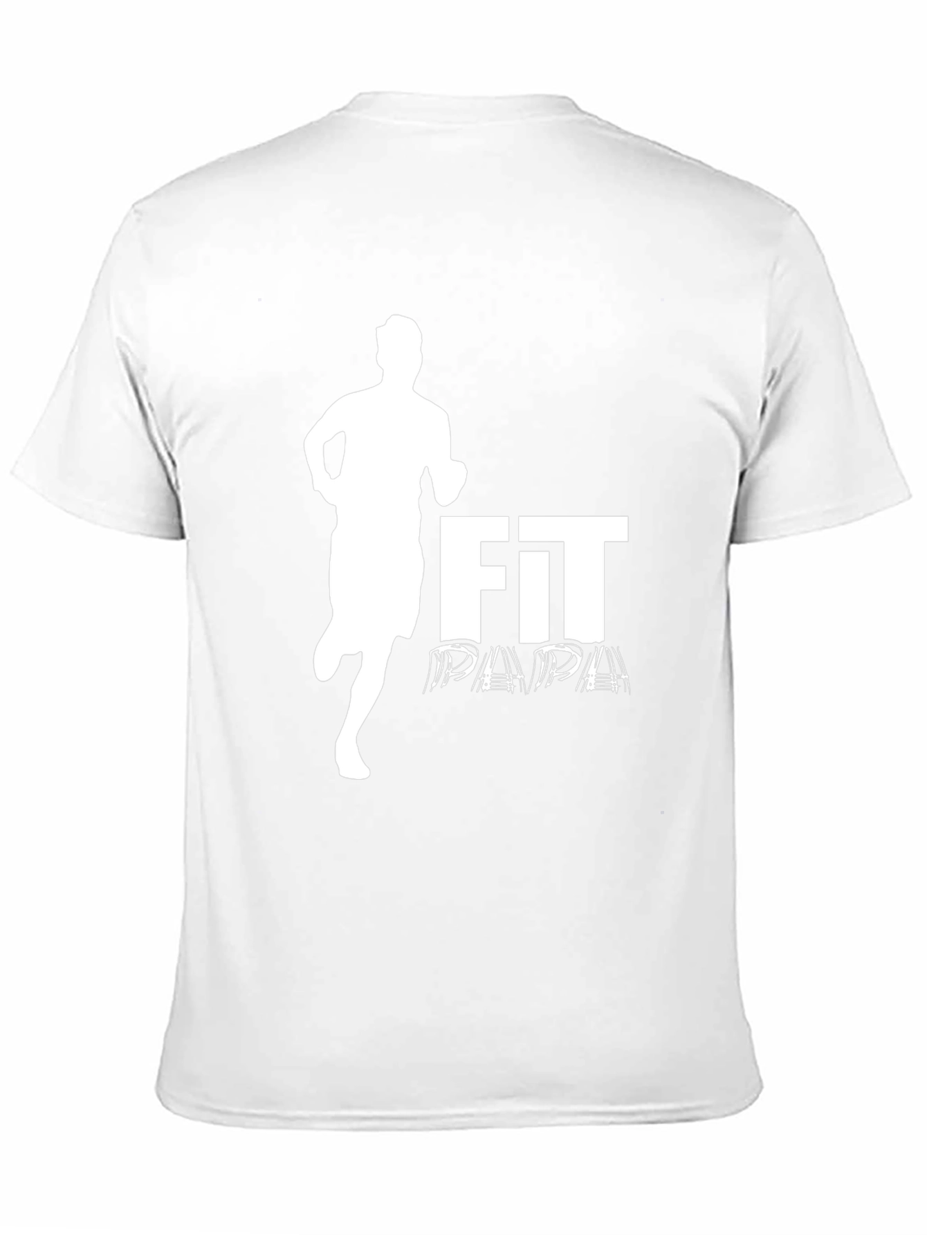 Fit Papa Graphic Tee - Black Athletic Dad Shirt