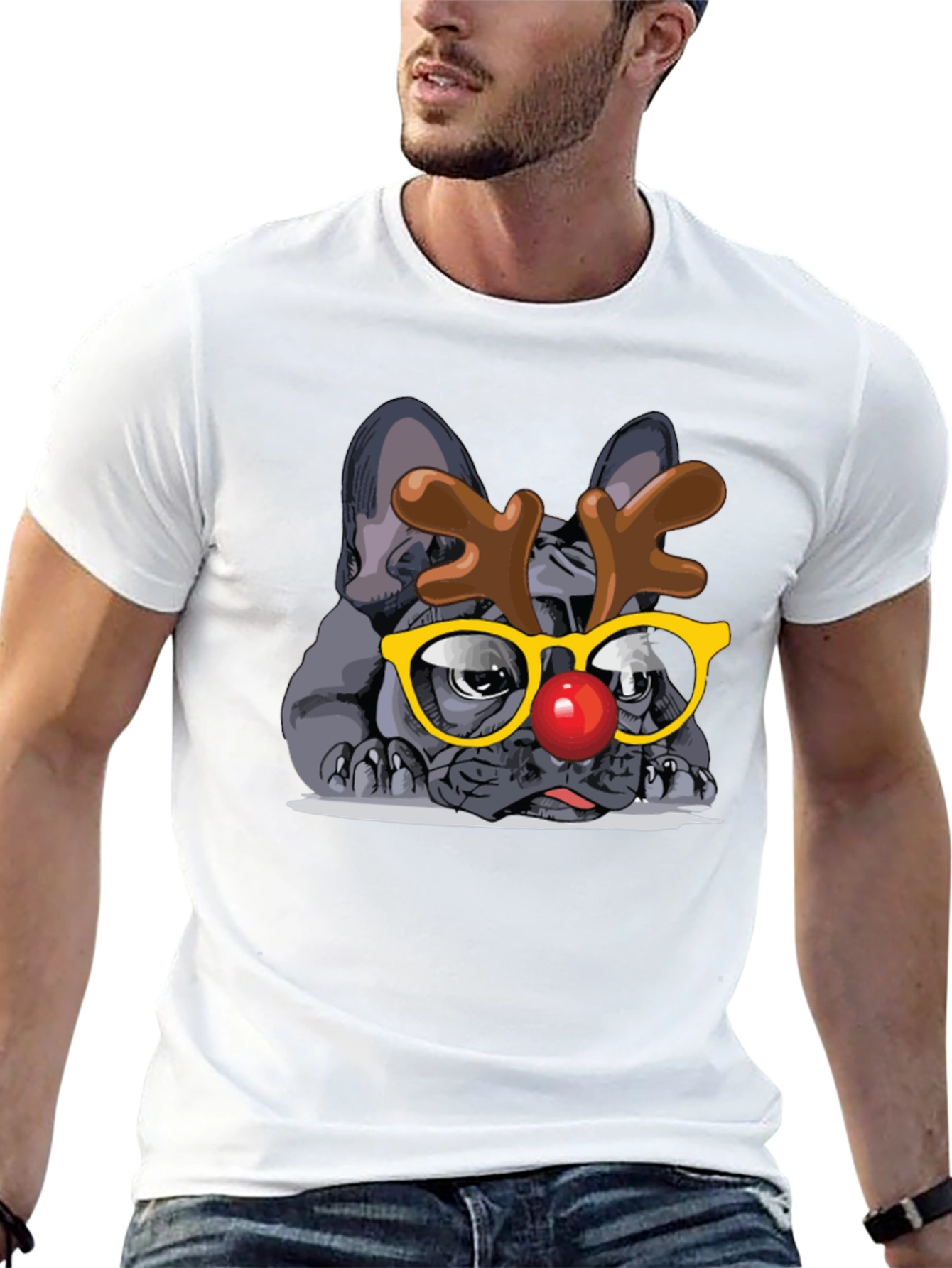 Dog Reindeer T-Shirt