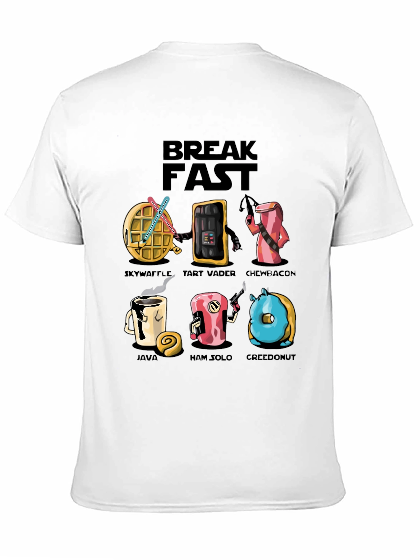 Breakfast Star Wars T-Shirt - Punny Design