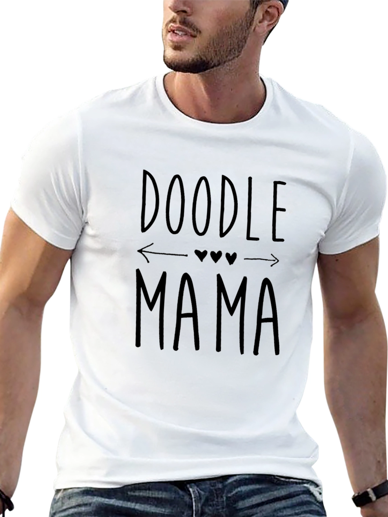 Doodle Mama Graphic Tee - Black T-Shirt