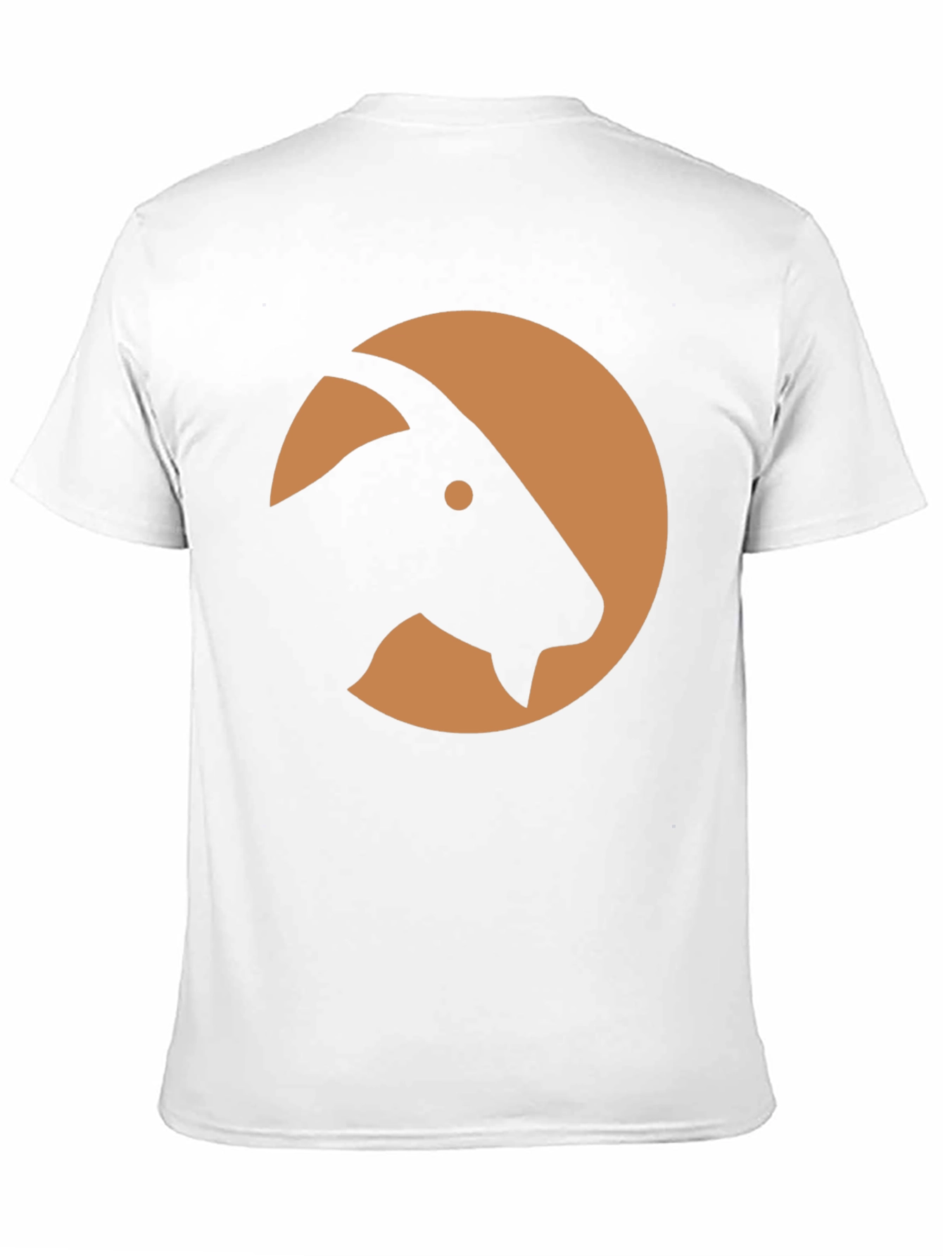 Goat Silhouette Graphic Tee - Black Casual Shirt