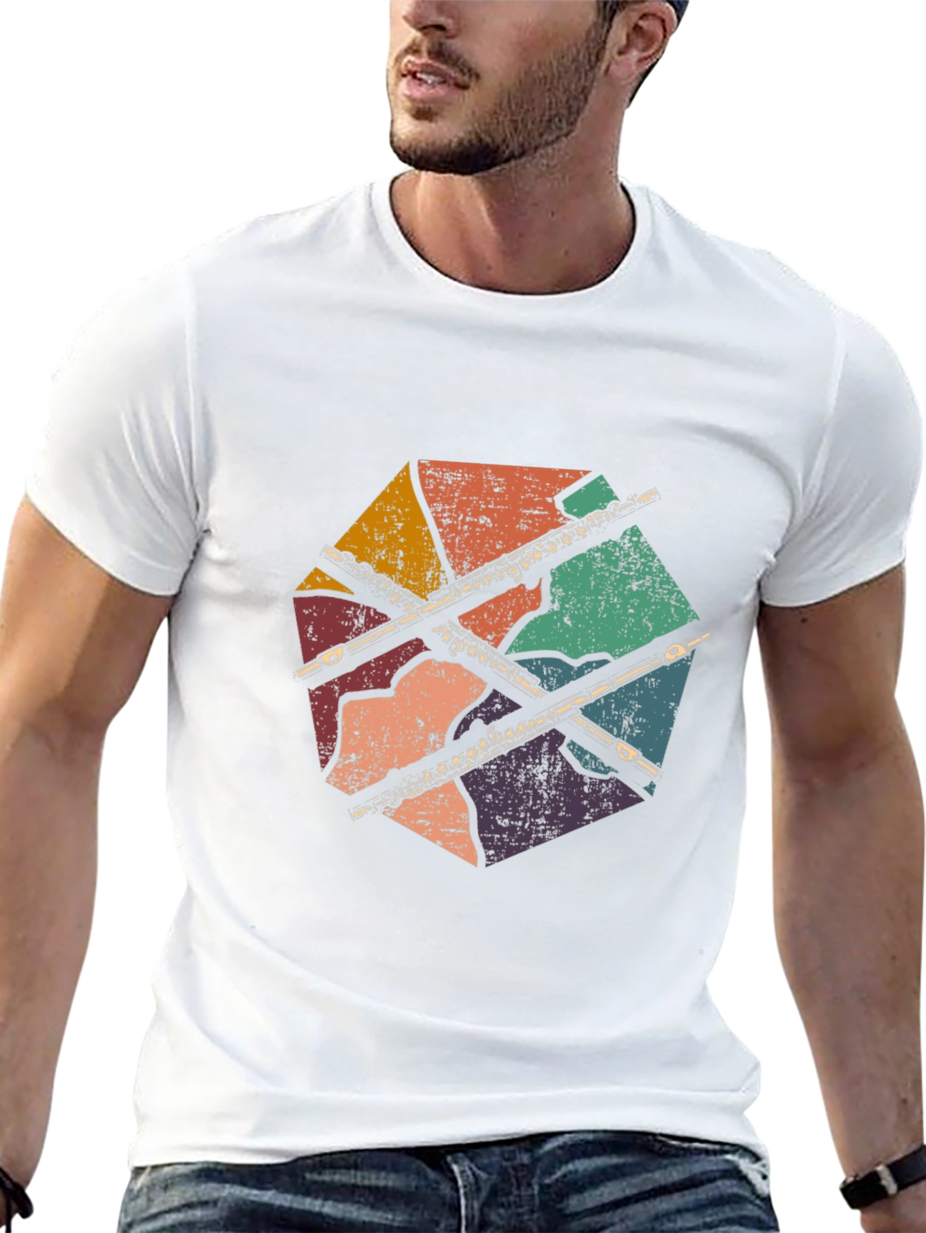 Retro Flute Graphic T-Shirt - Music Lover Tee