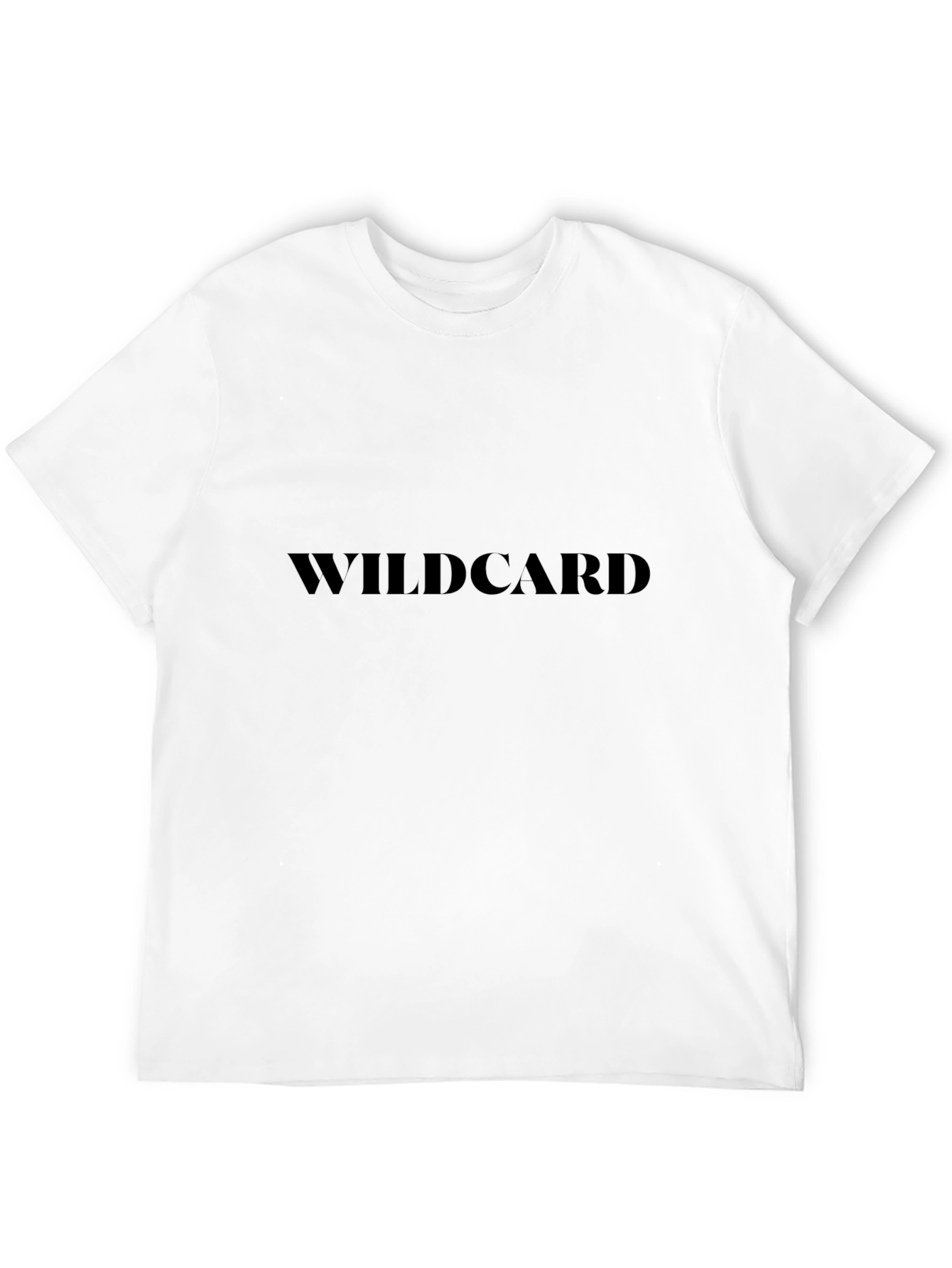 Wildcard Black T-Shirt - Classic Mens Tee
