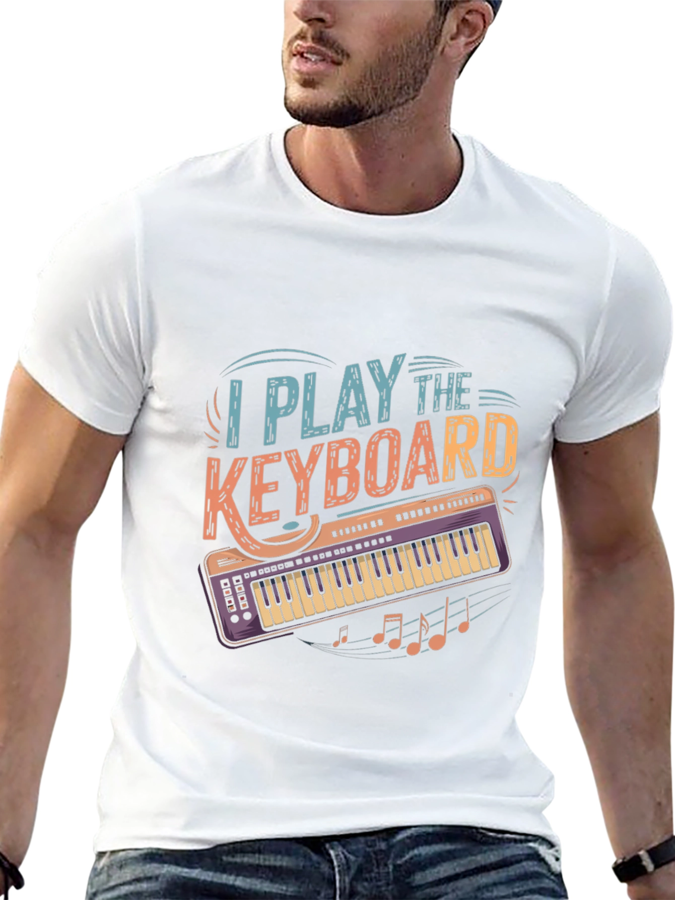 I Play The Keyboard T-Shirt - Music Lover Tee