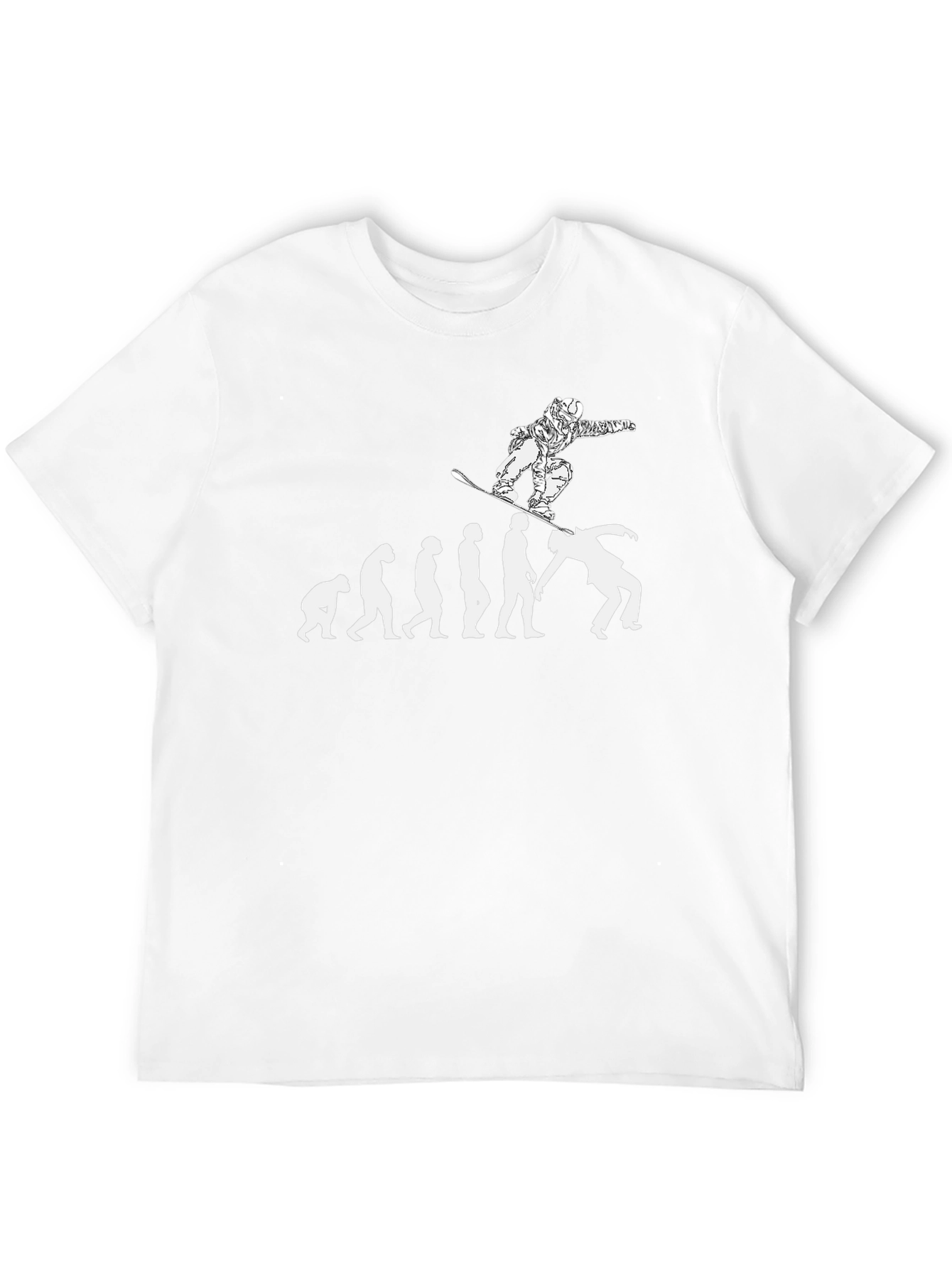Evolution of Snowboarding T-Shirt