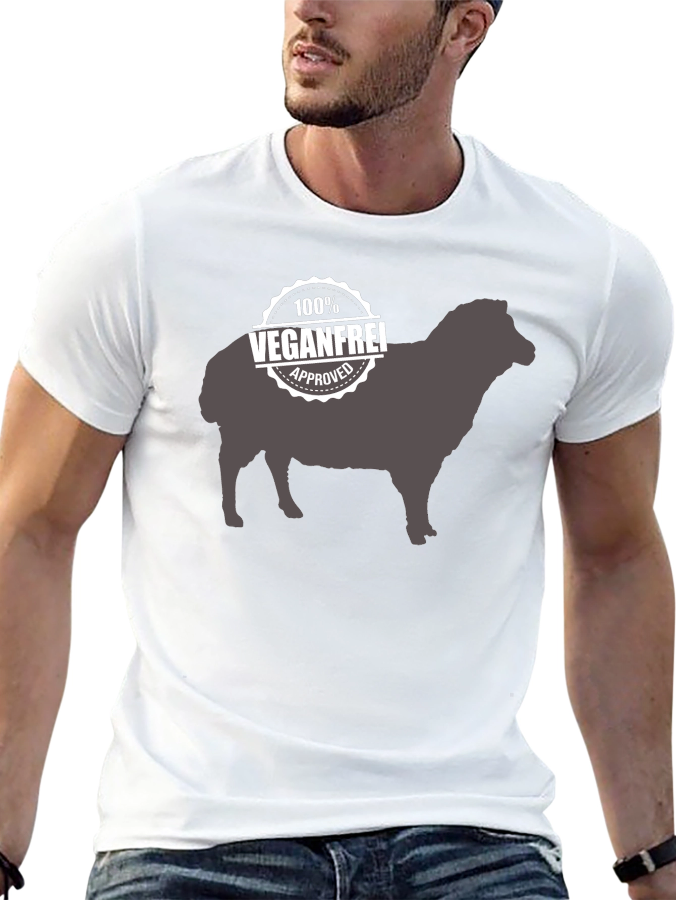 Vegan Sheep T-Shirt - Cruelty-Free Fashion!