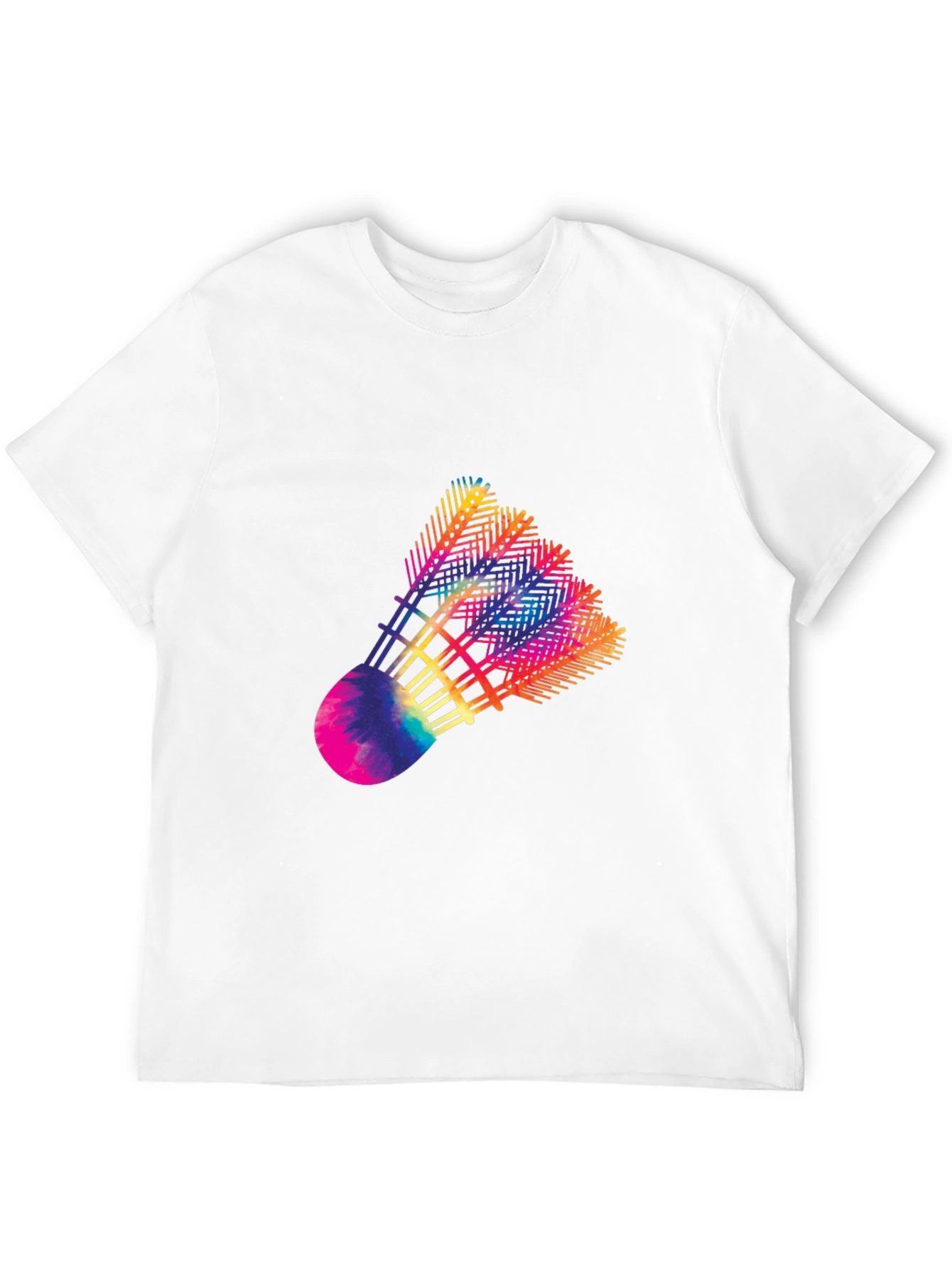 Rainbow Shuttlecock Graphic Tee