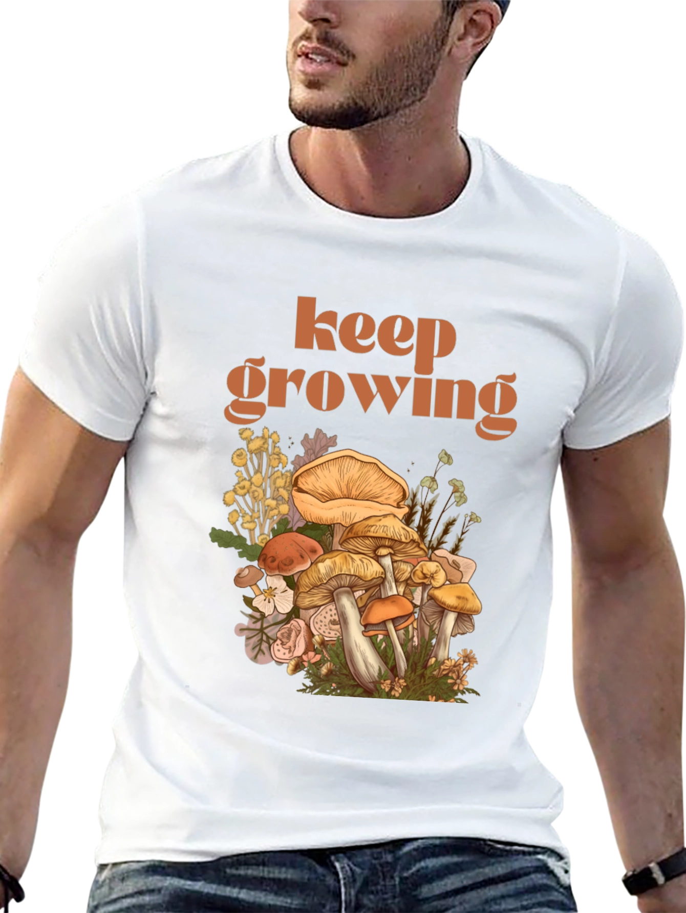Keep Growing Mushroom T-Shirt