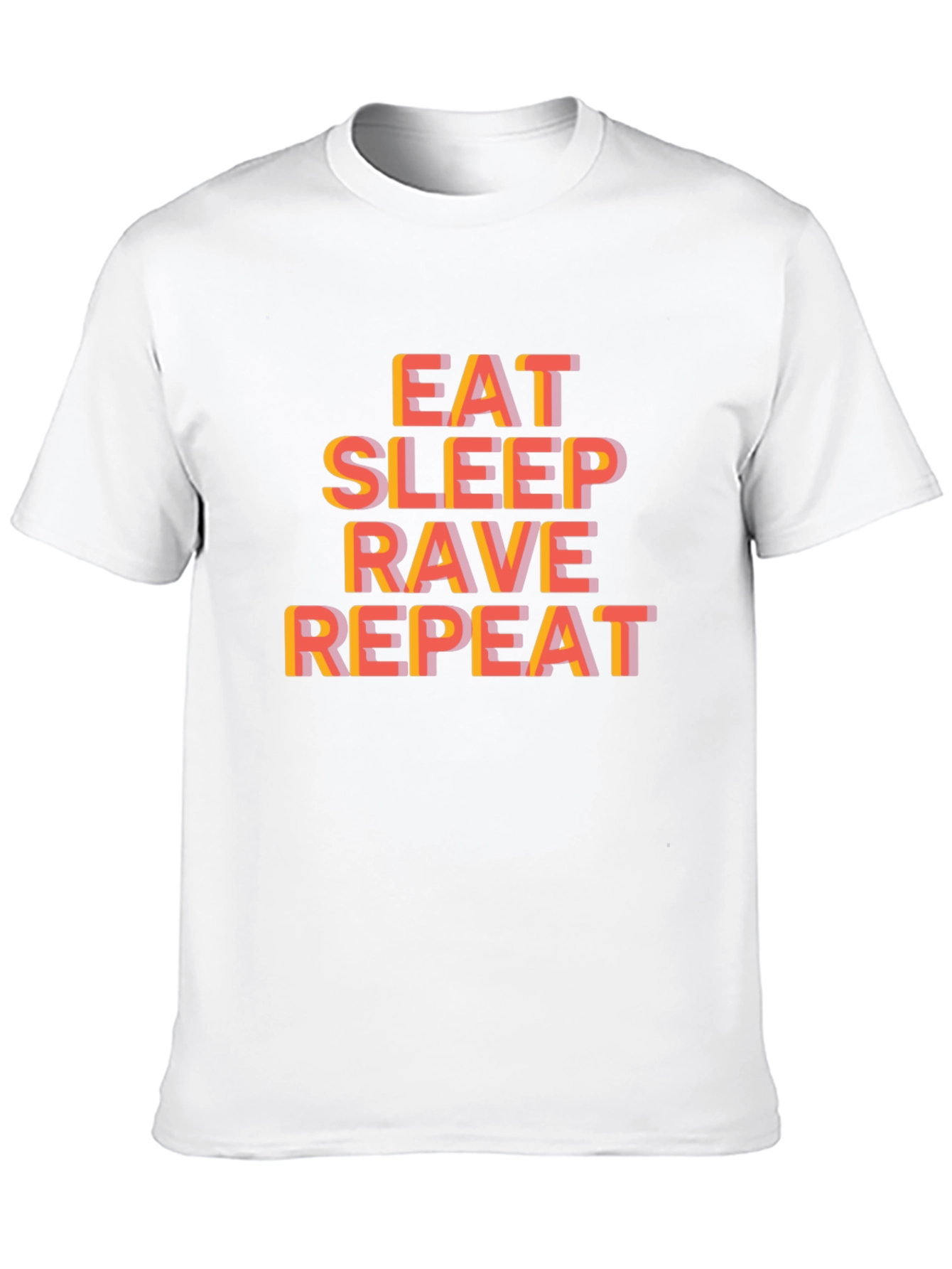 Eat Sleep Rave Repeat Graphic Tee