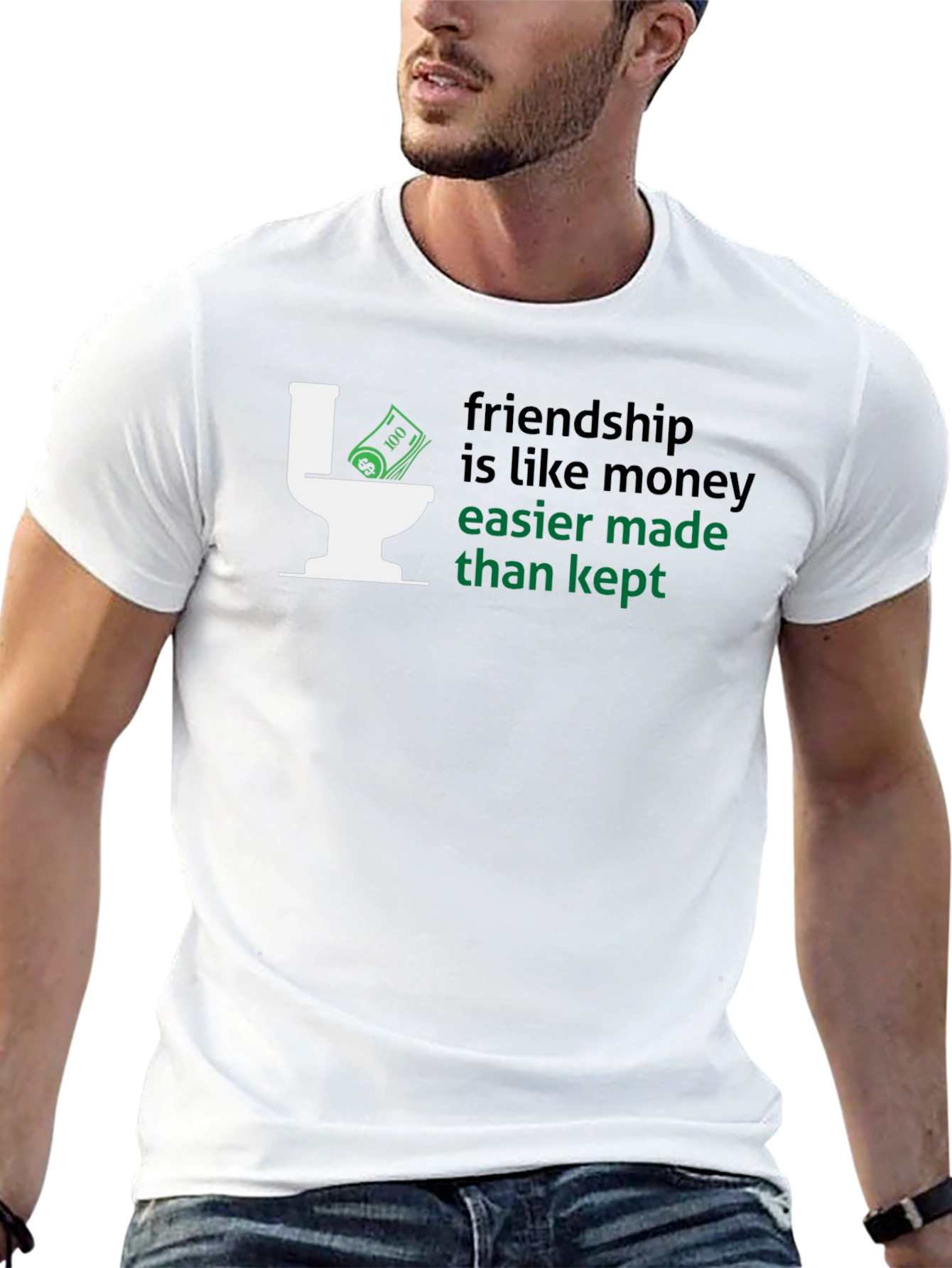Friendship is Money Mens T-Shirt