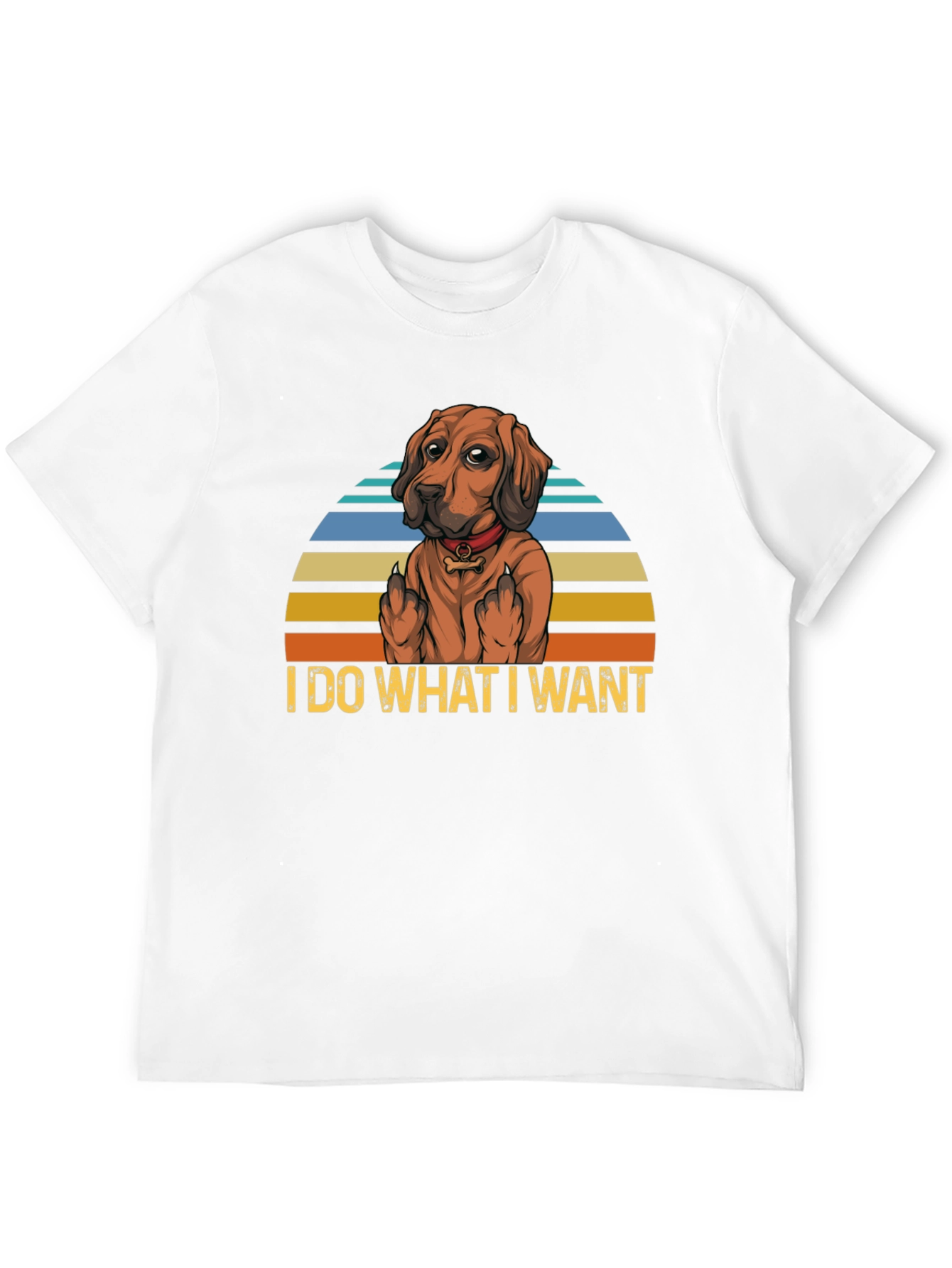 I Do What I Want Dog Graphic T-Shirt