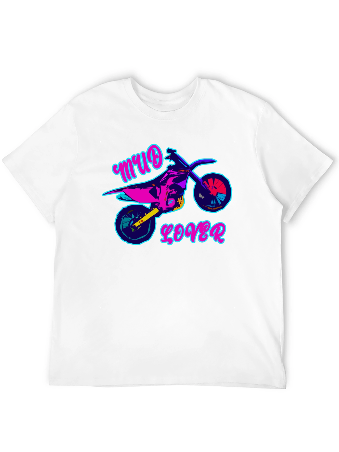 Mud Lover Dirt Bike Graphic T-Shirt