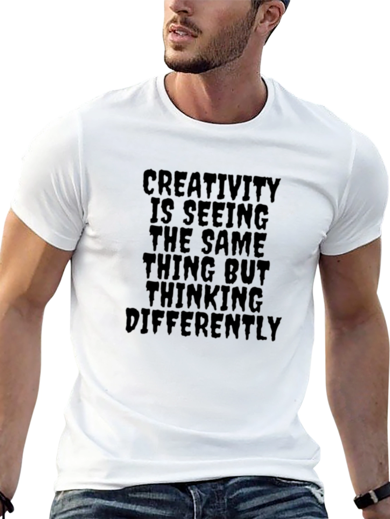 Creative Thinking Black T-Shirt