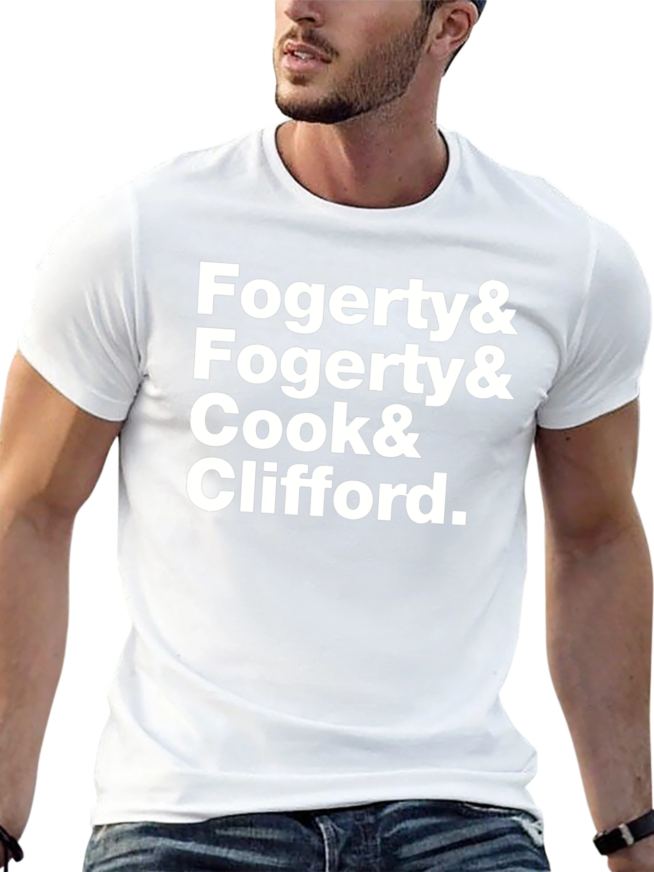 Fogerty Cook & Clifford Band Member Names T-Shirt