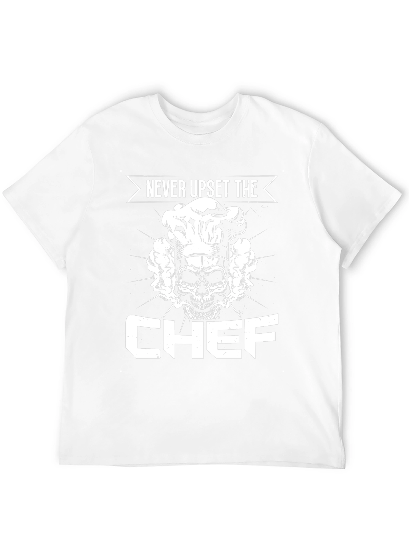 Never Upset the Chef - Skull Graphic T-Shirt
