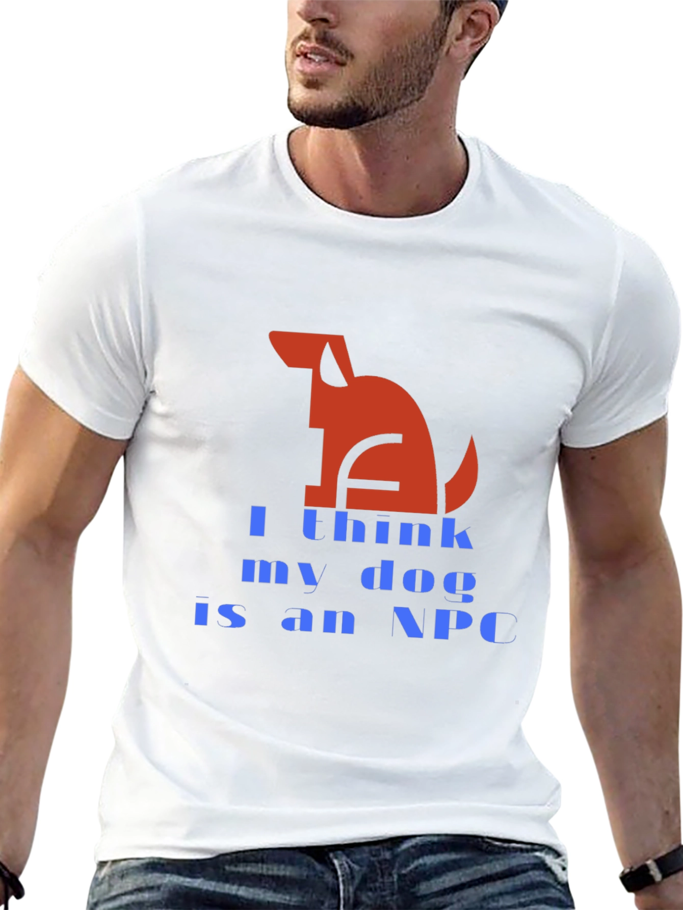 Dog NPC T-Shirt: Funny Gamer Tee