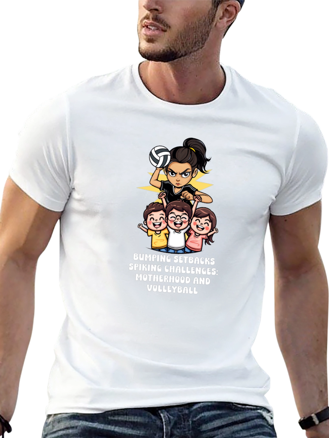 Volleyball Mom T-Shirt - Bumping Setbacks