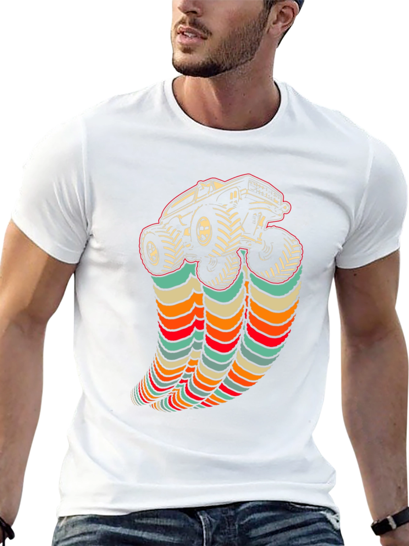 Retro Monster Truck Graphic Tee
