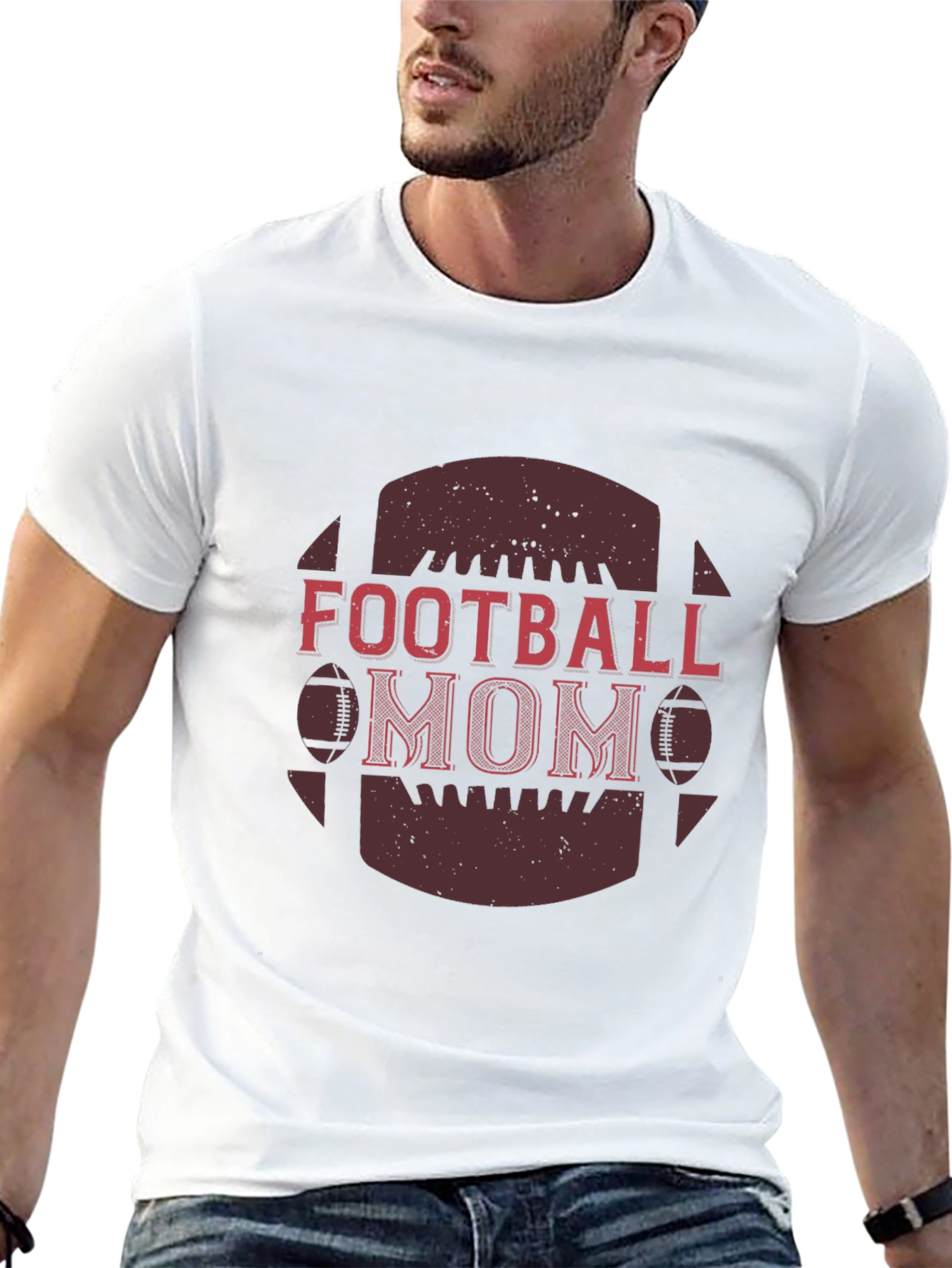 Football Mom Graphic Tee