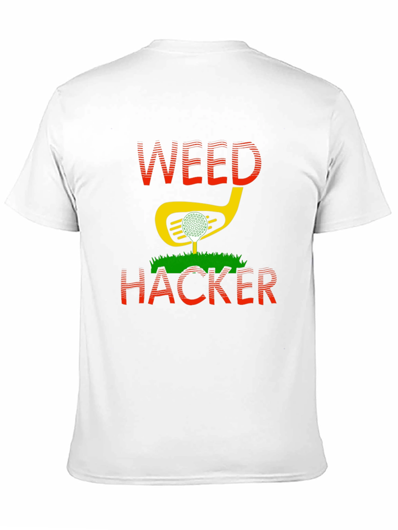 Weed Hacker Funny Golf T-Shirt