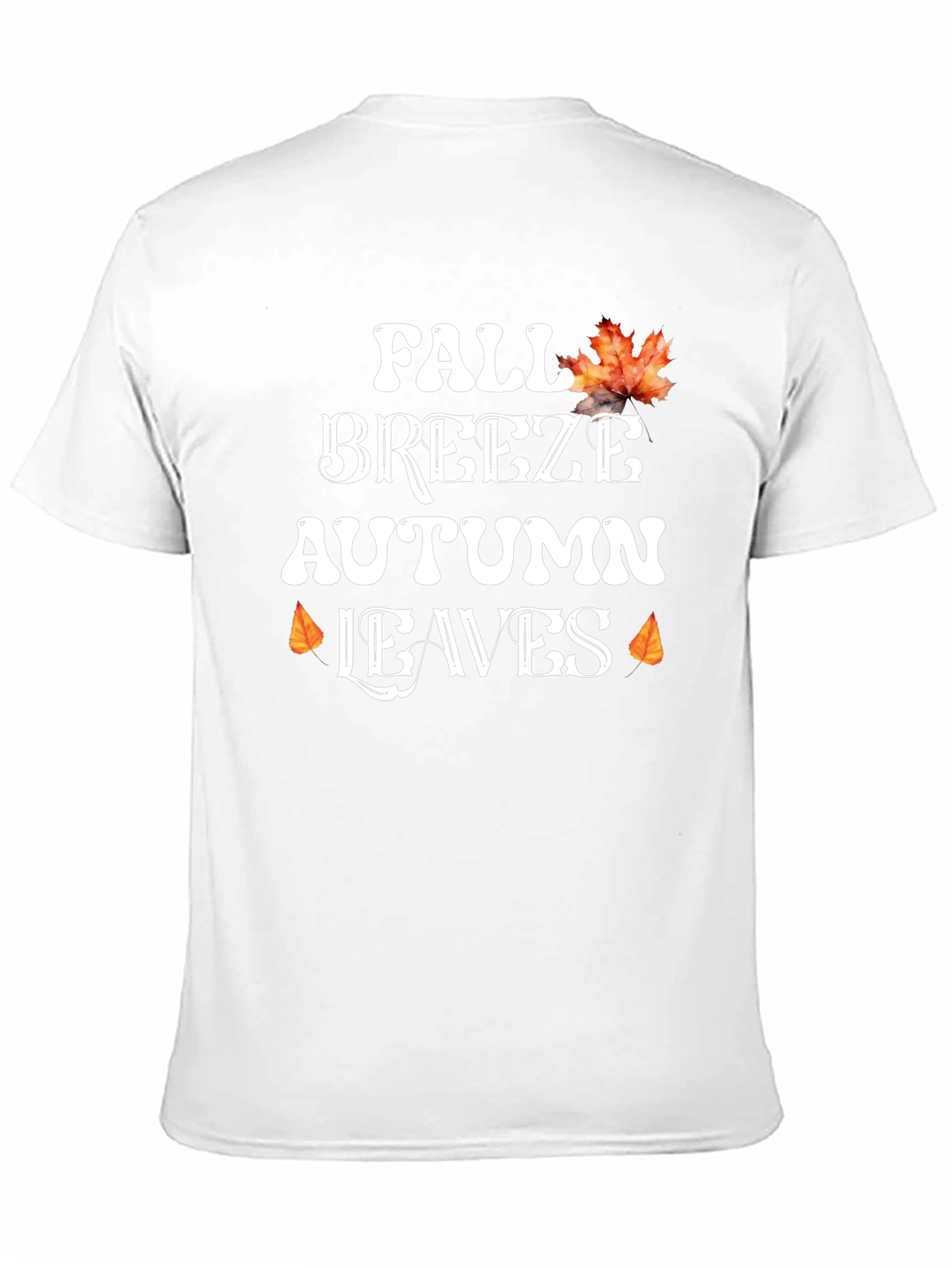 Fall Breeze Autumn Leaves Graphic Tee