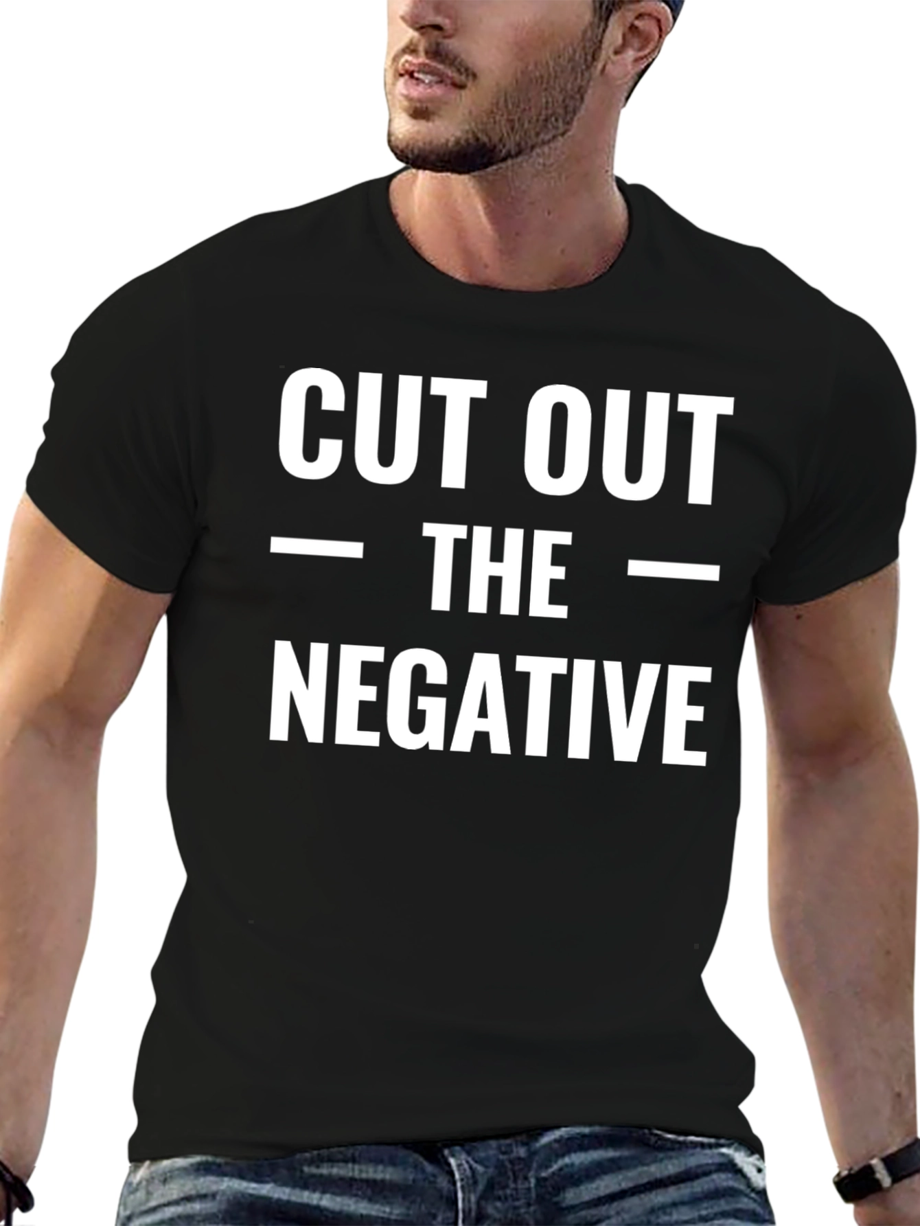 Cut Out The Negative Graphic Tee