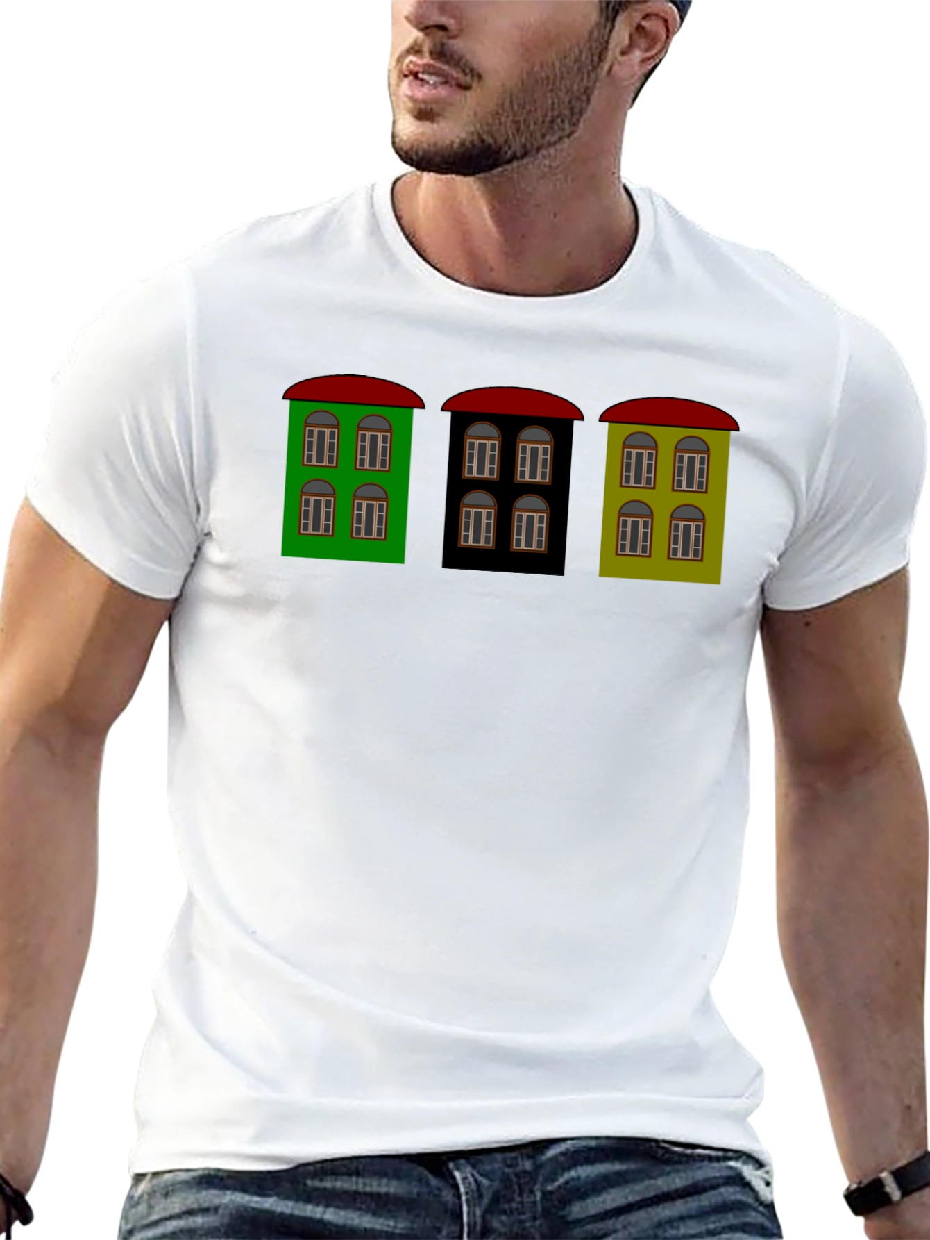 Abstract Building T-Shirt - Unique Design
