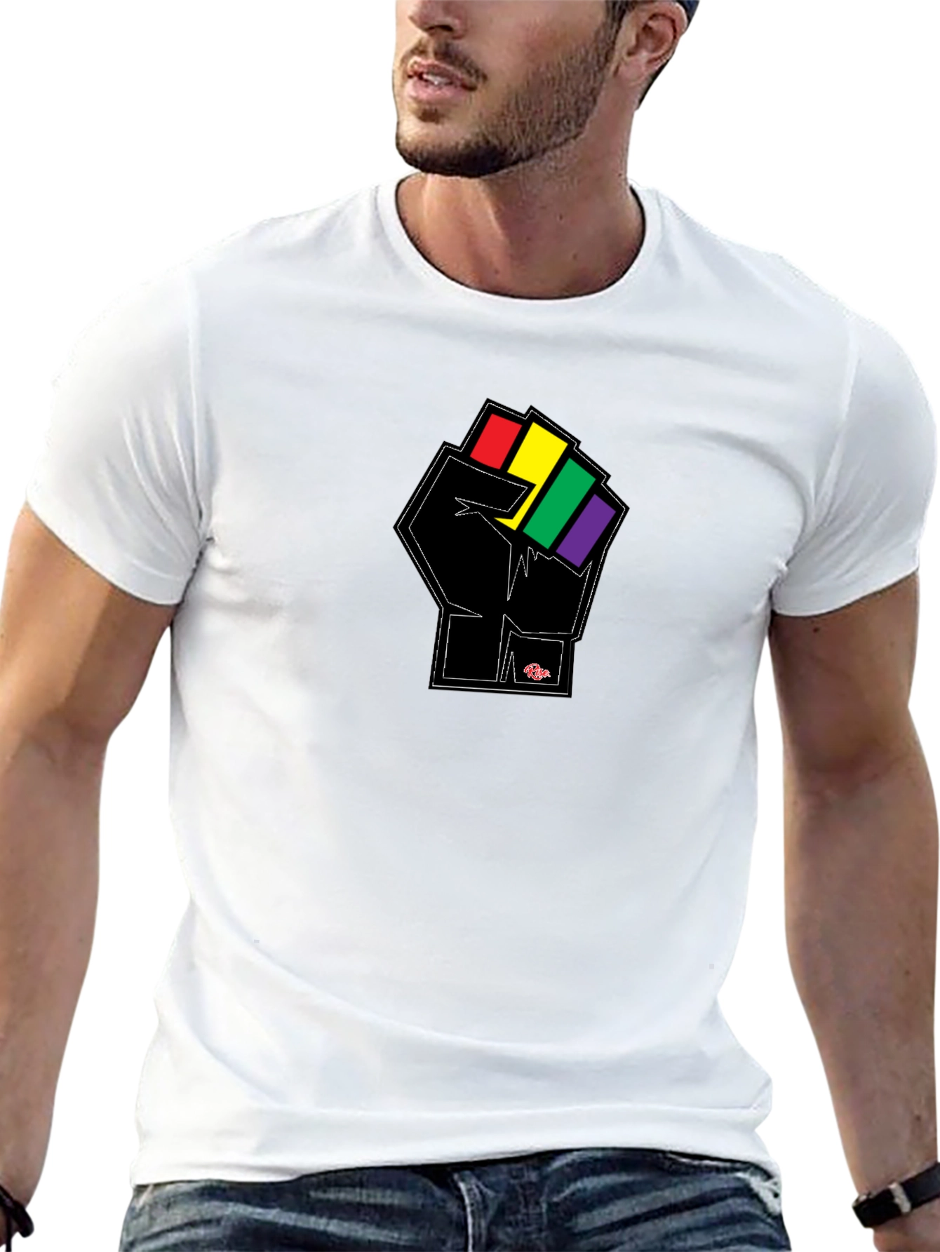 Equality Fist Graphic Tee - Black