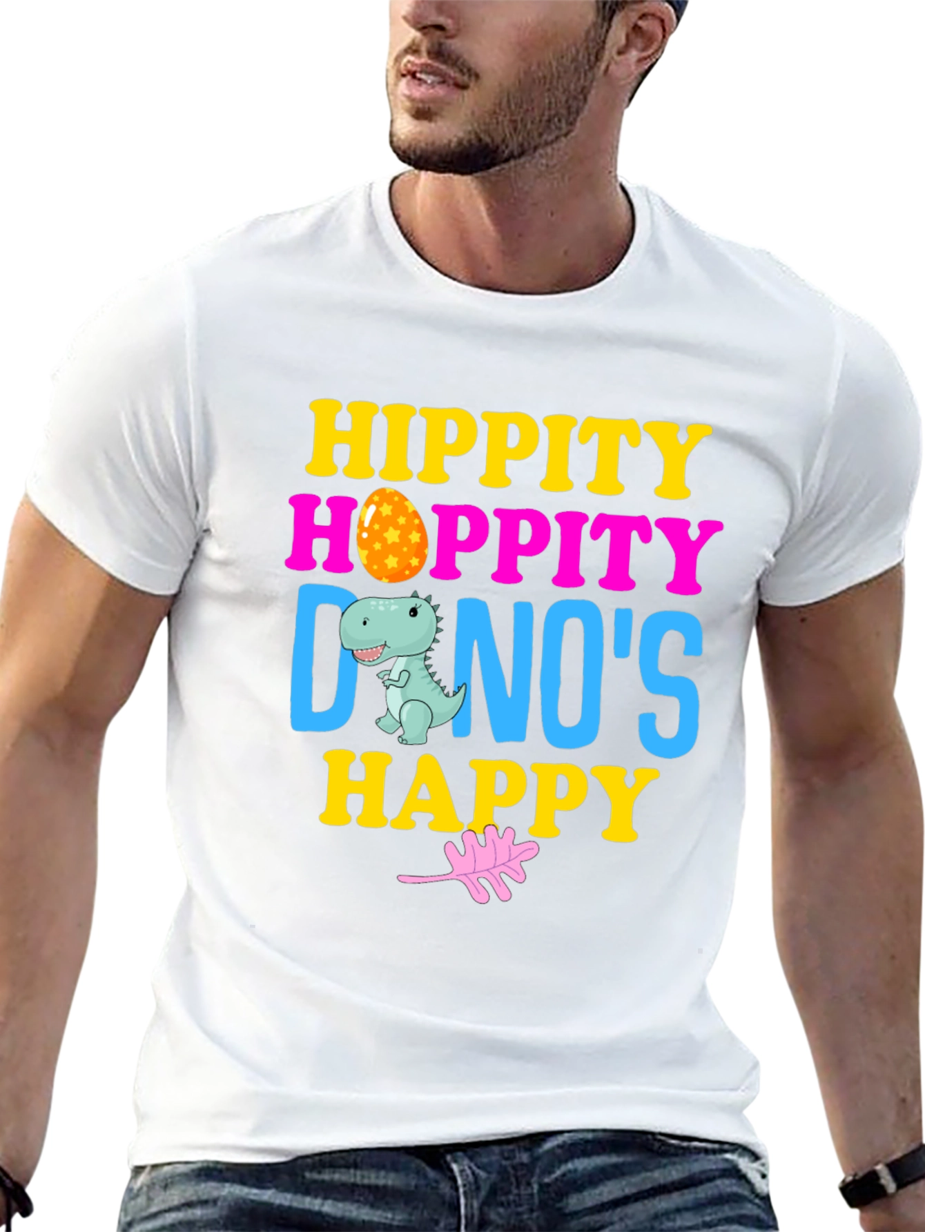 Hippity Hoppity Dinos Happy Easter T-Shirt