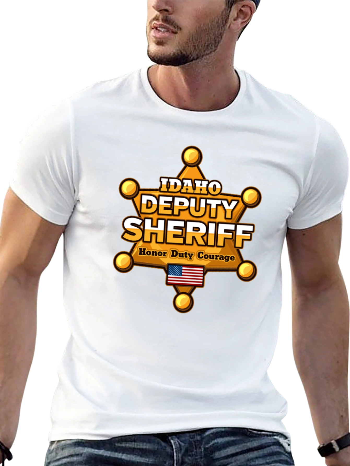 Idaho Deputy Sheriff T-Shirt - Honor Duty Courage