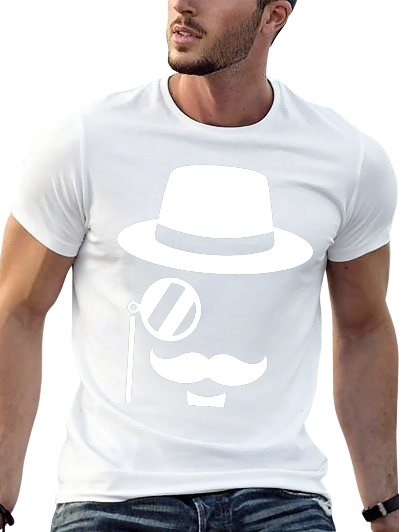 Gentleman Graphic Tee - Classic Style