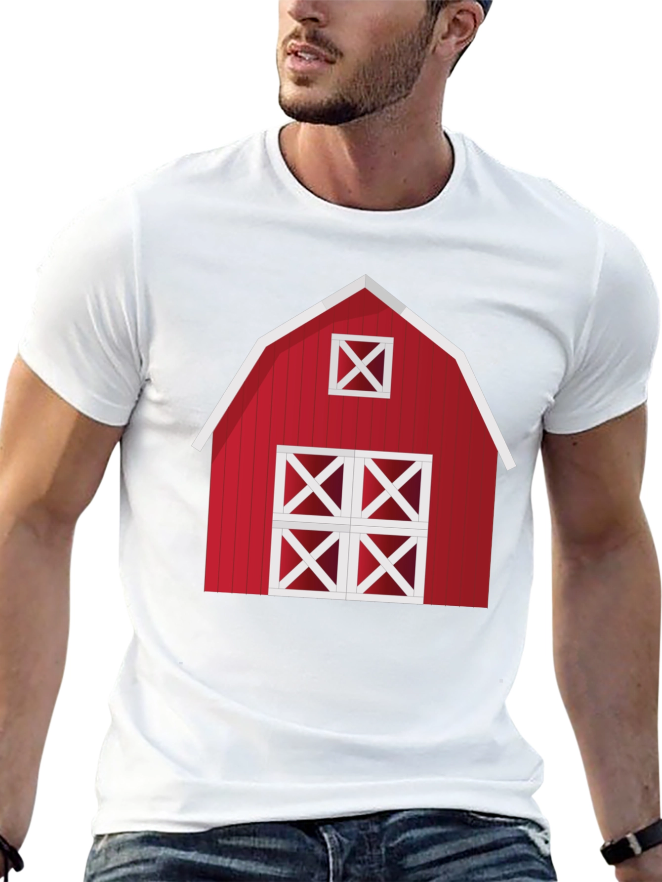 Red Barn Graphic Tee - Farmhouse Style